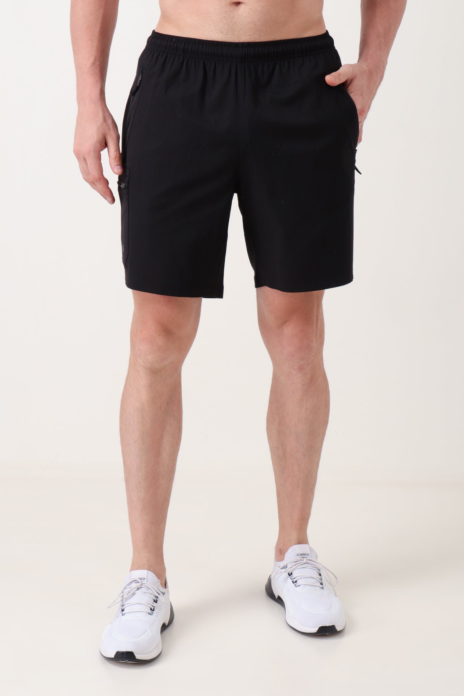 Elasto Cargo Shorts Black