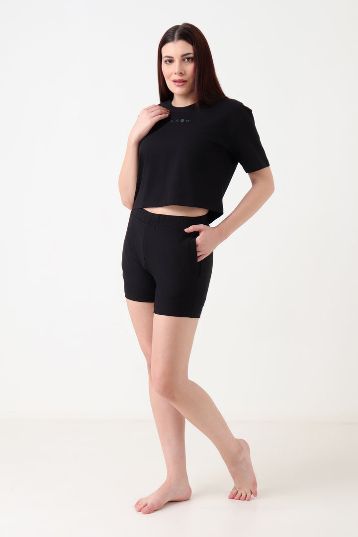 Premium Co-ord Set Black