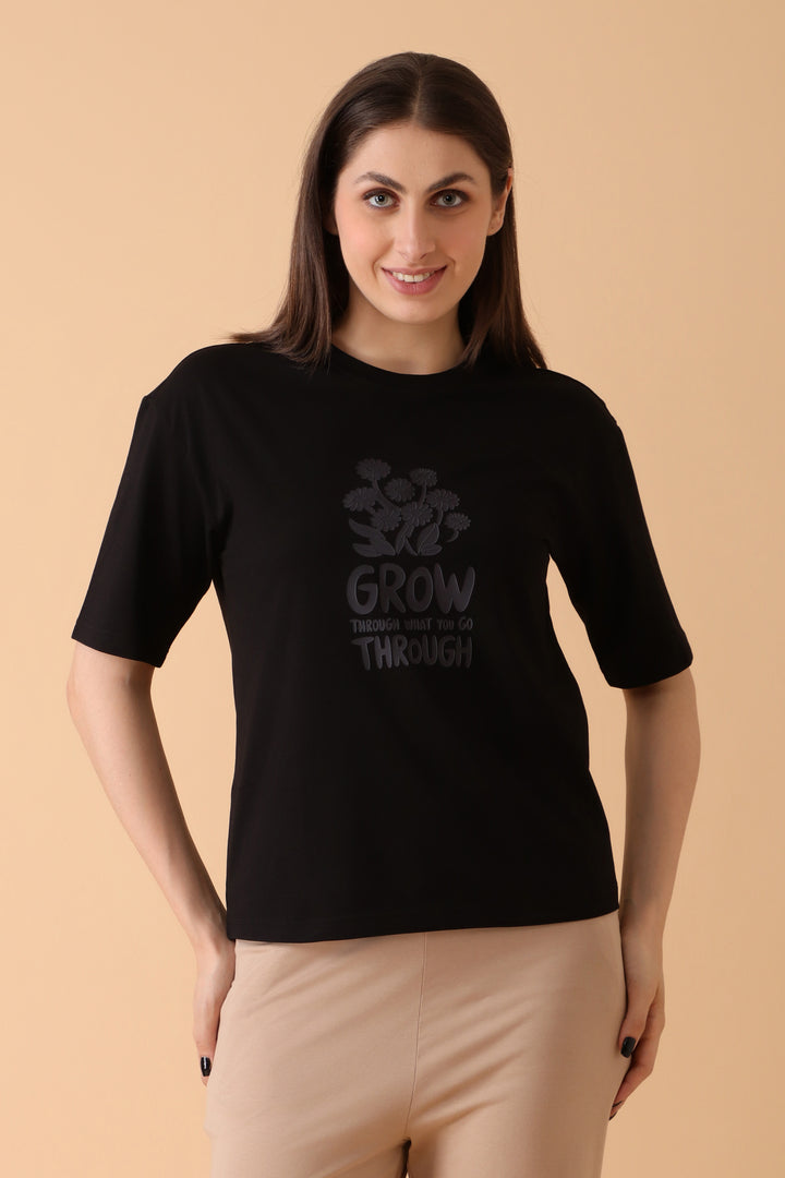 Lazee Luxe Tee Black Magic