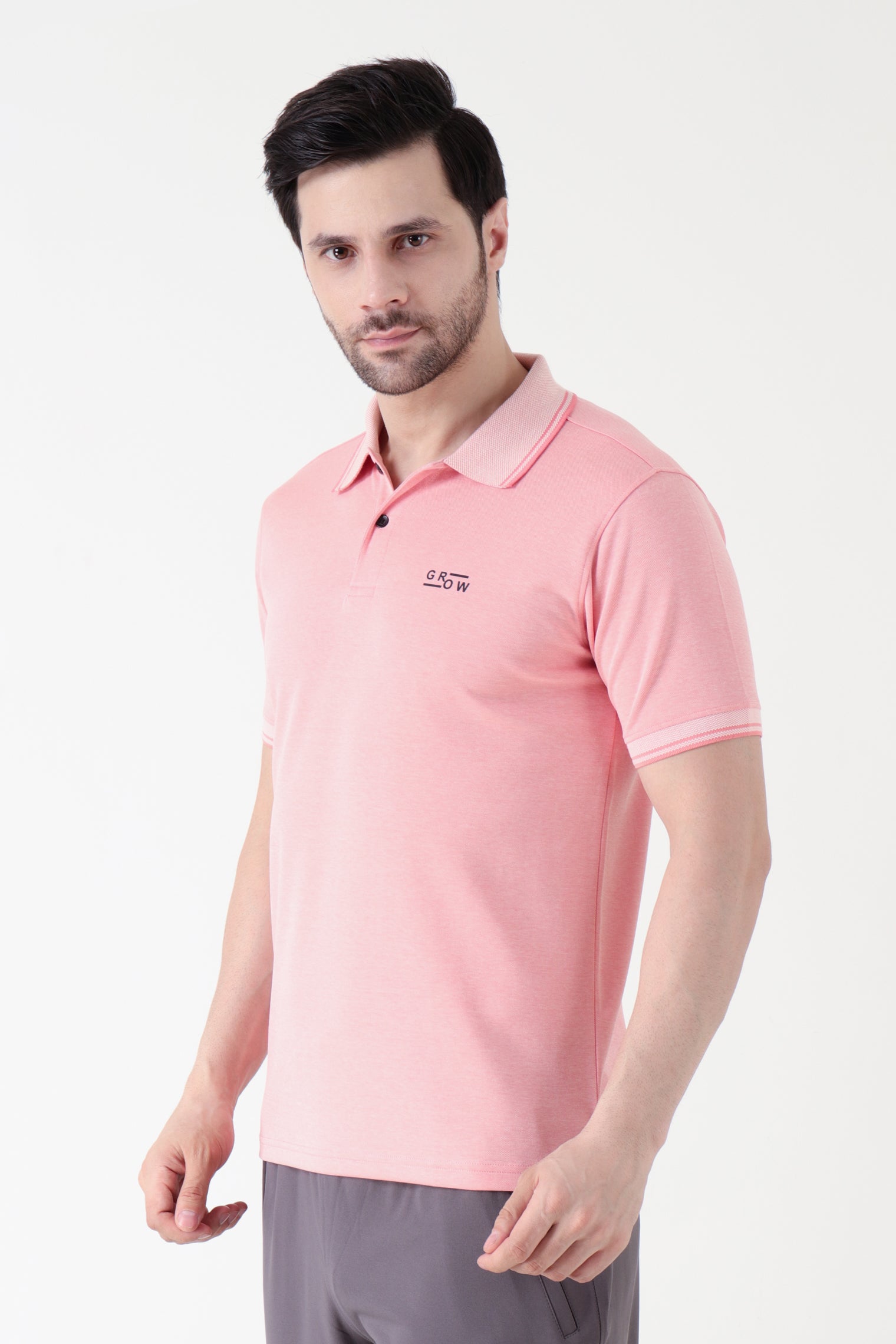 Premium Polo T-shirt Peach
