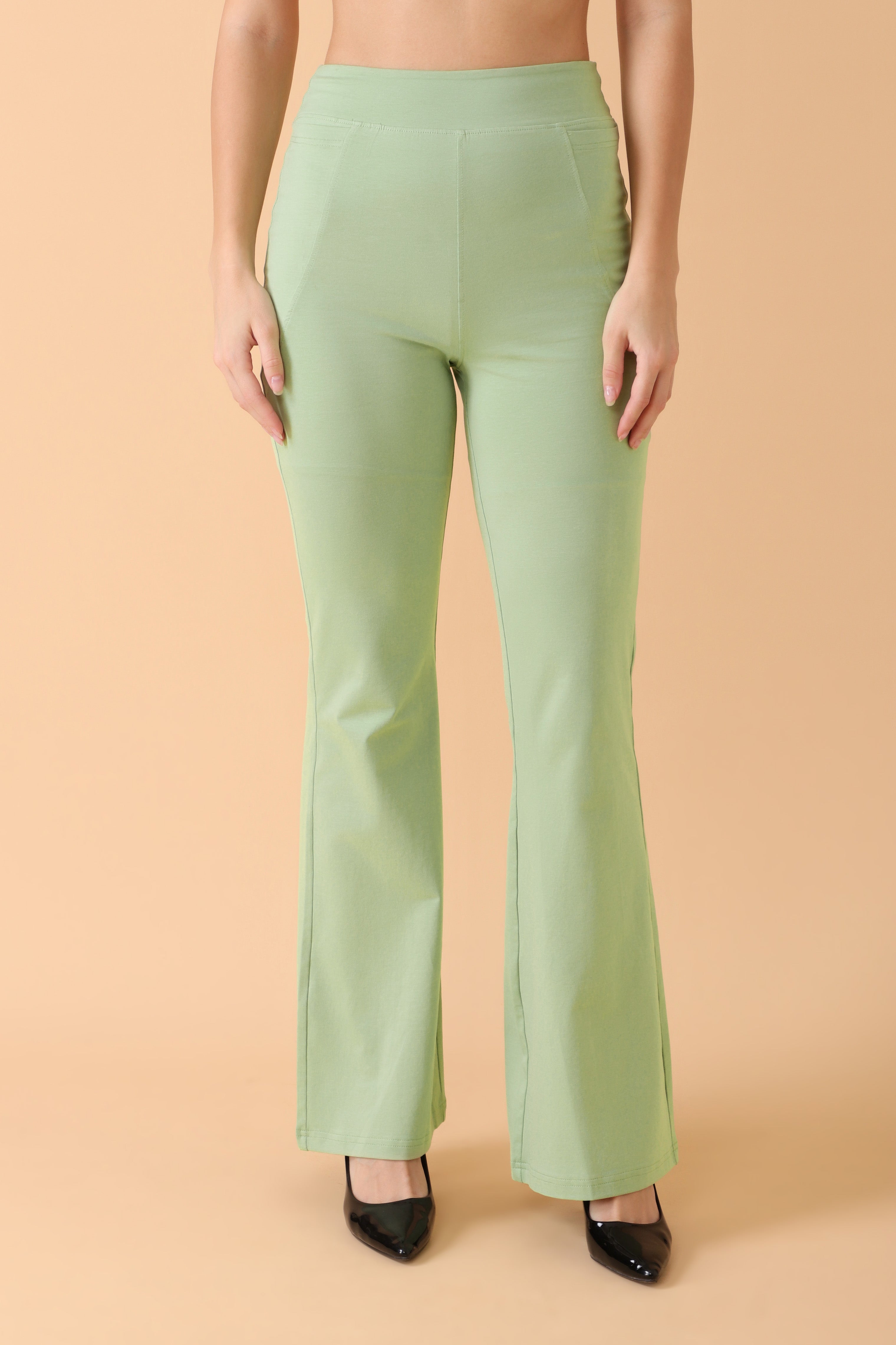 Easy Breezy Flare Flare Pant Pistachio Calm