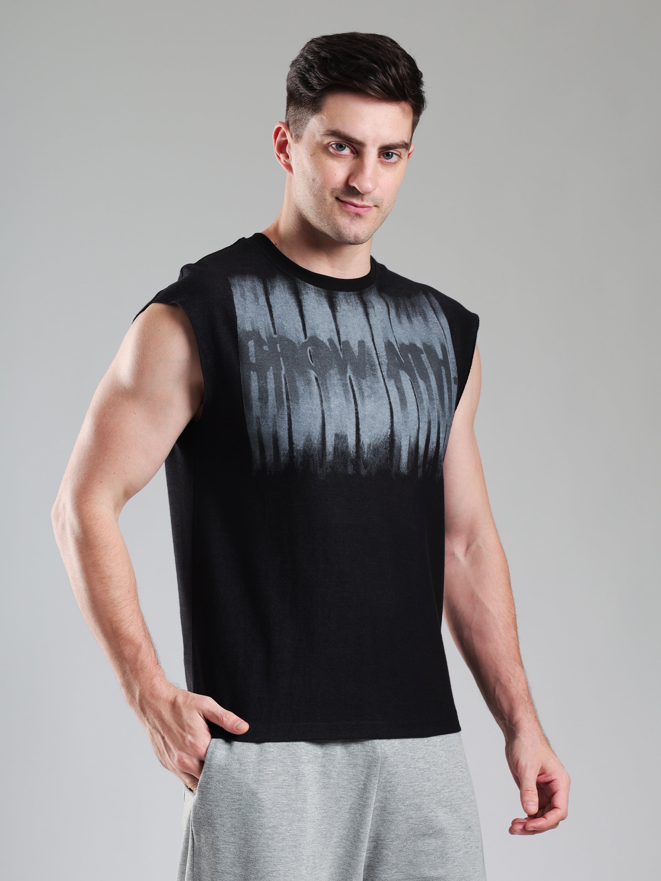 Grow ShadowDrip Capsleeves Tee Black Grey