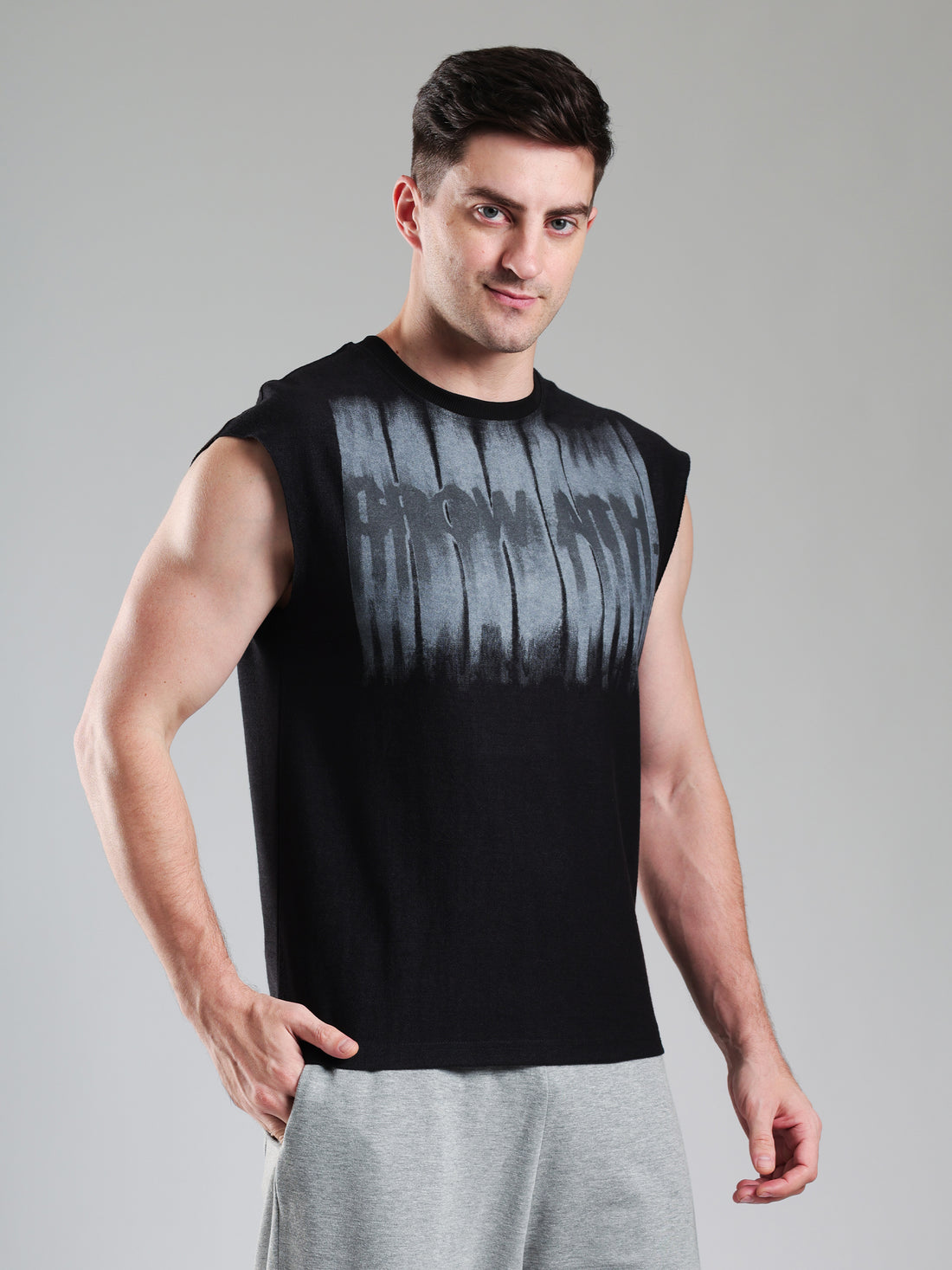 Grow ShadowDrip Capsleeves Tee Black Grey