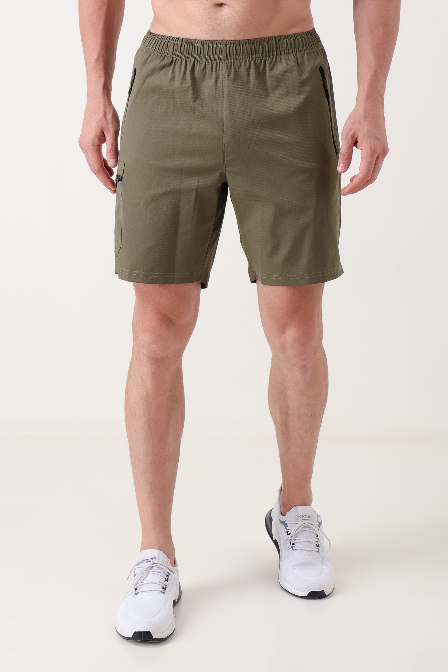 Elasto Cargo Shorts Olive