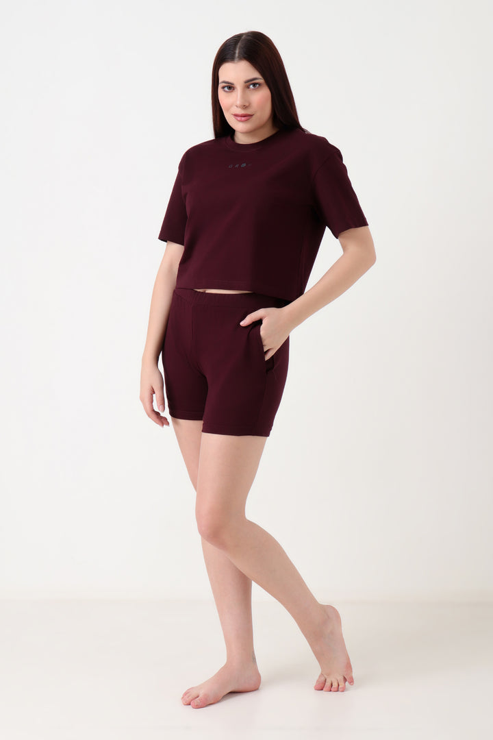 Premium Co-ord Set Wine