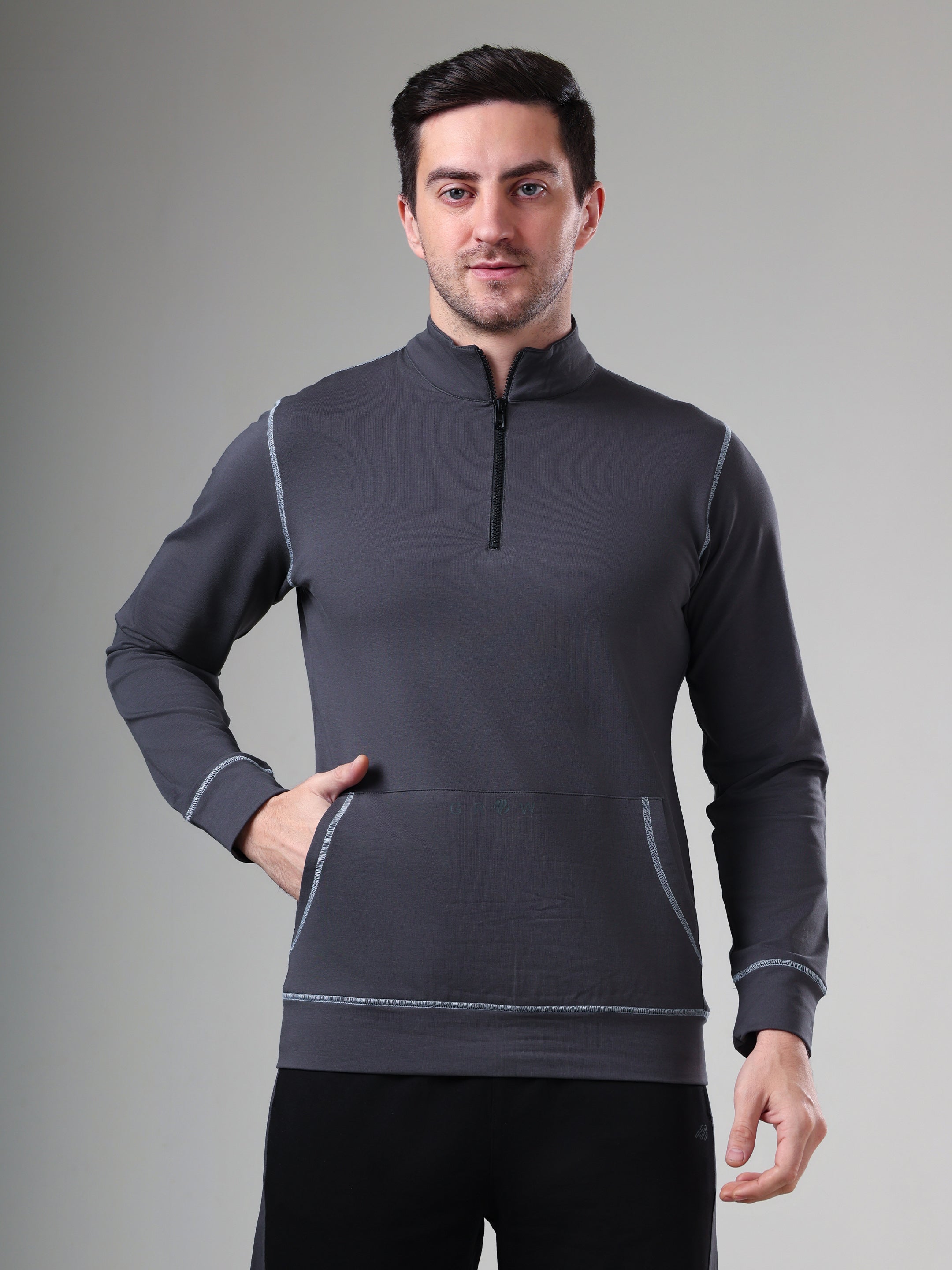 Grow 5T Pullover Dark Grey