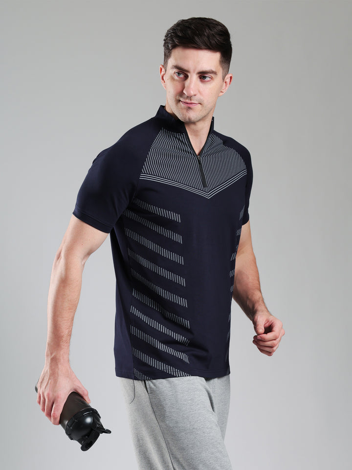 Grow AeroFlex Gym T-Shirt Navy