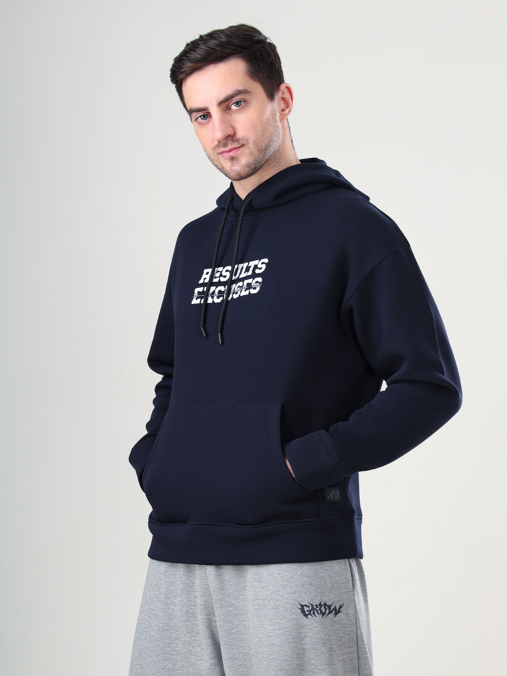 Result Oversize Hoodie Navy