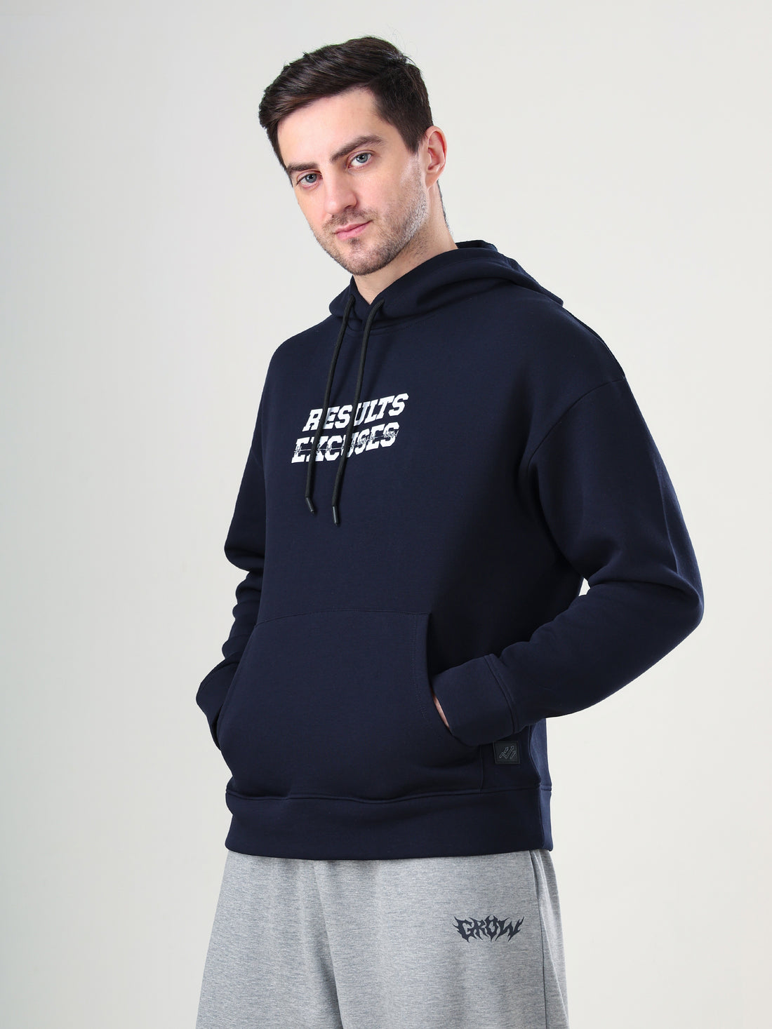 Result Oversize Hoodie Navy
