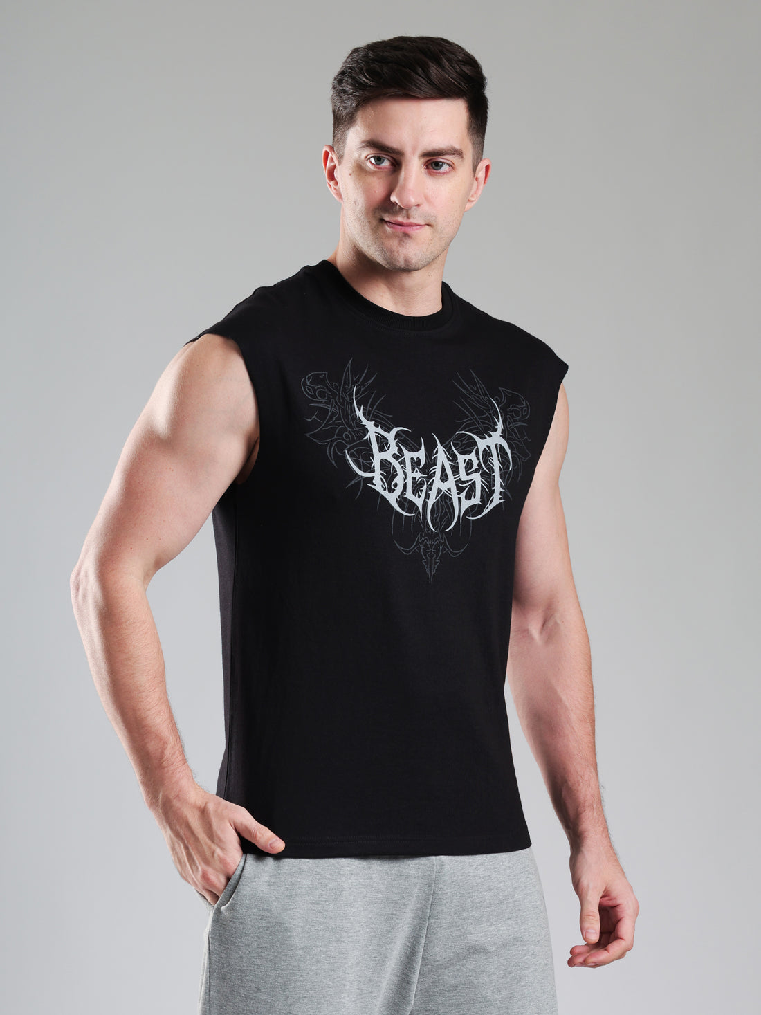 Grow Alpha Beast Capsleeves Tee Black