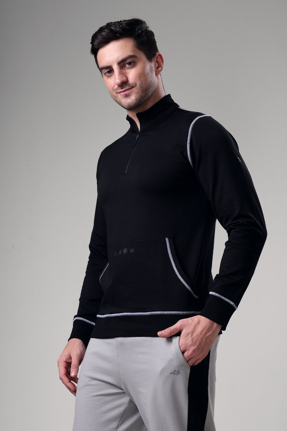 Grow 5T Pullover Black/grey