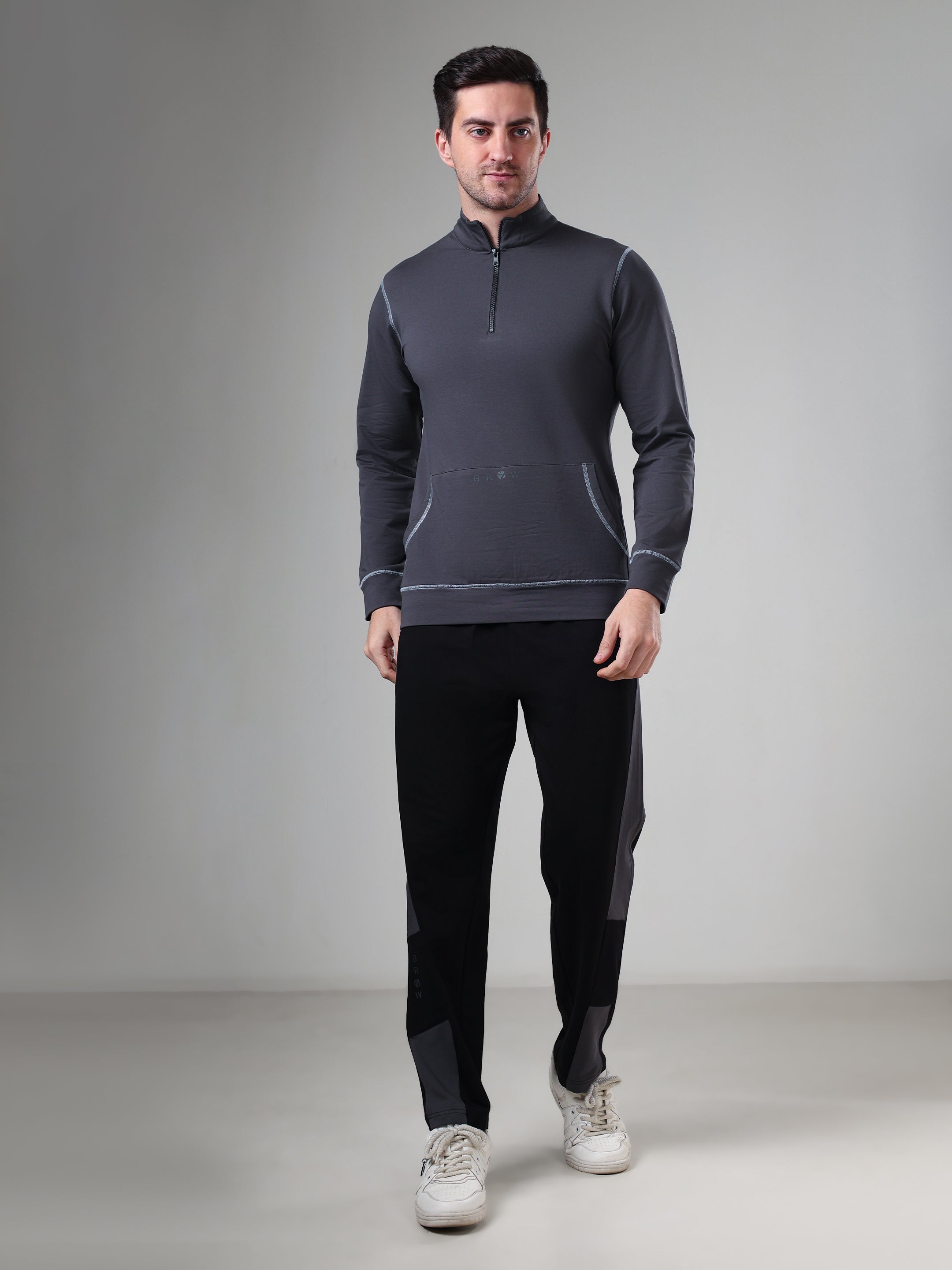 Grow 5T Pullover Dark Grey