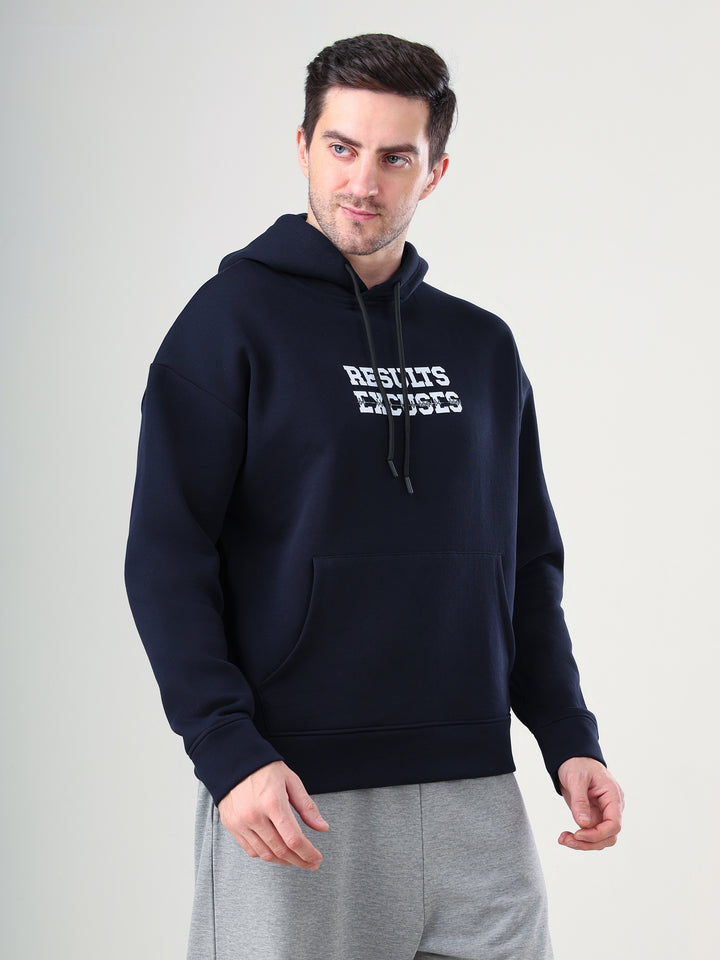 Result Oversize Hoodie Navy