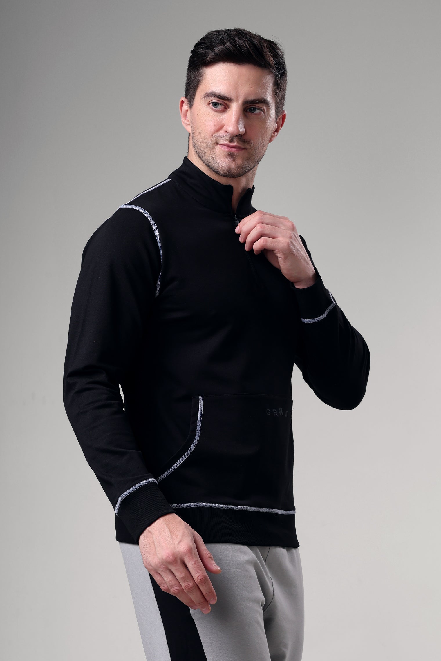 Grow 5T Pullover Black/grey