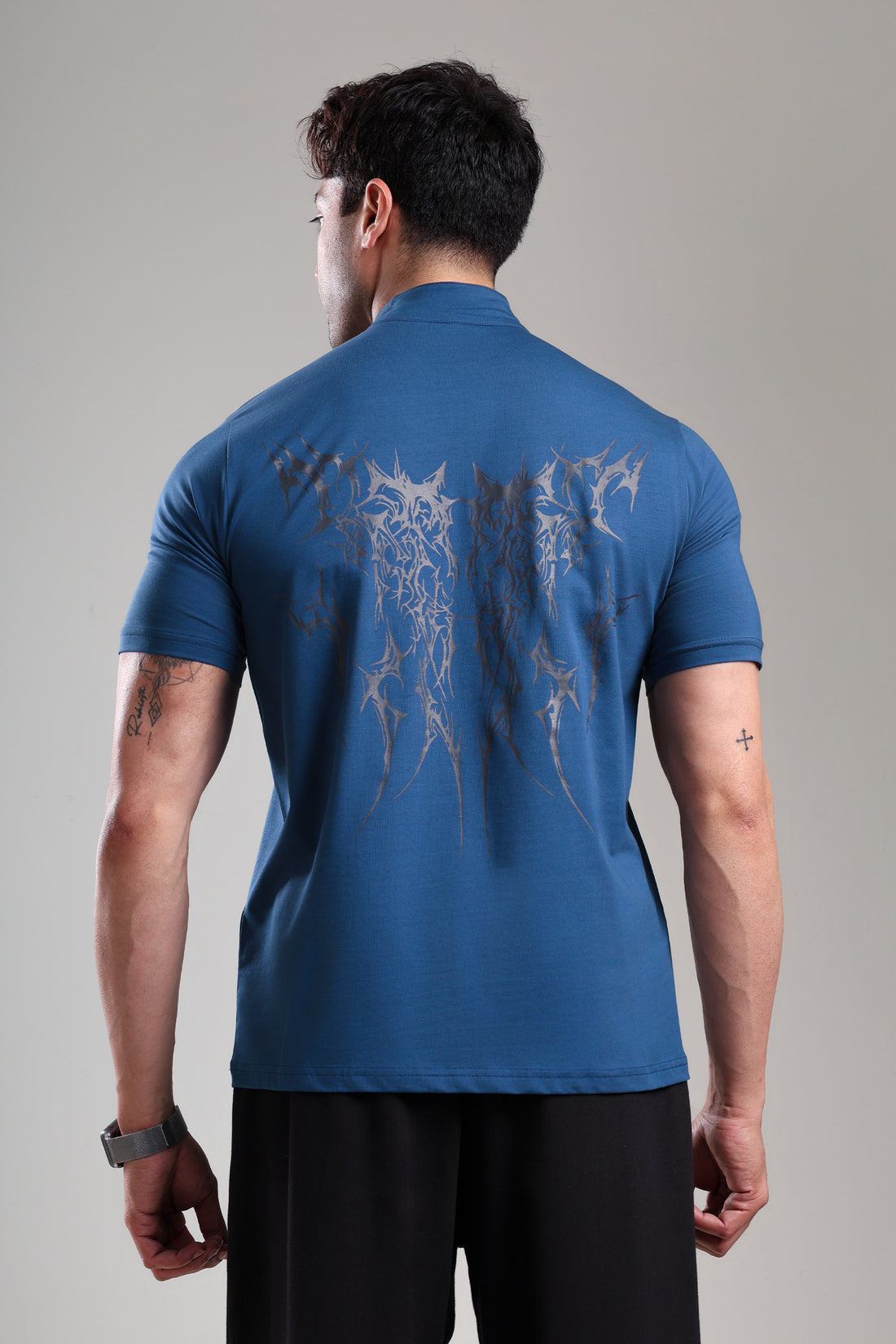 GROW AlphaFlex Quarter Zip Tshirt Airforce