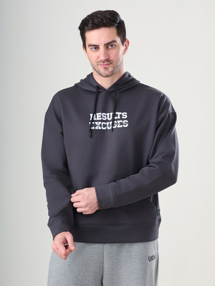 Result Oversize Hoodie Grey