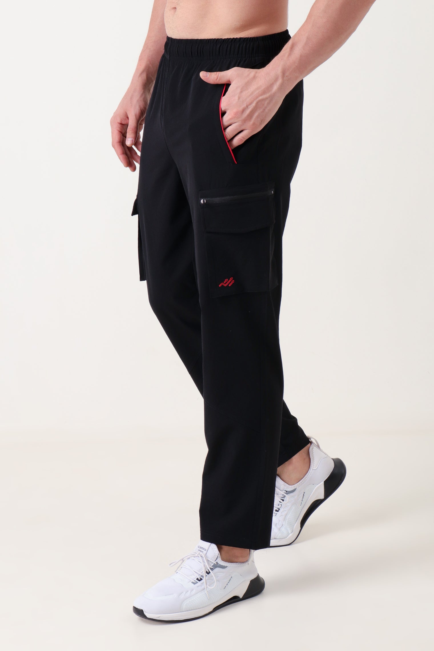 Grow Relax cargo Joggers Black