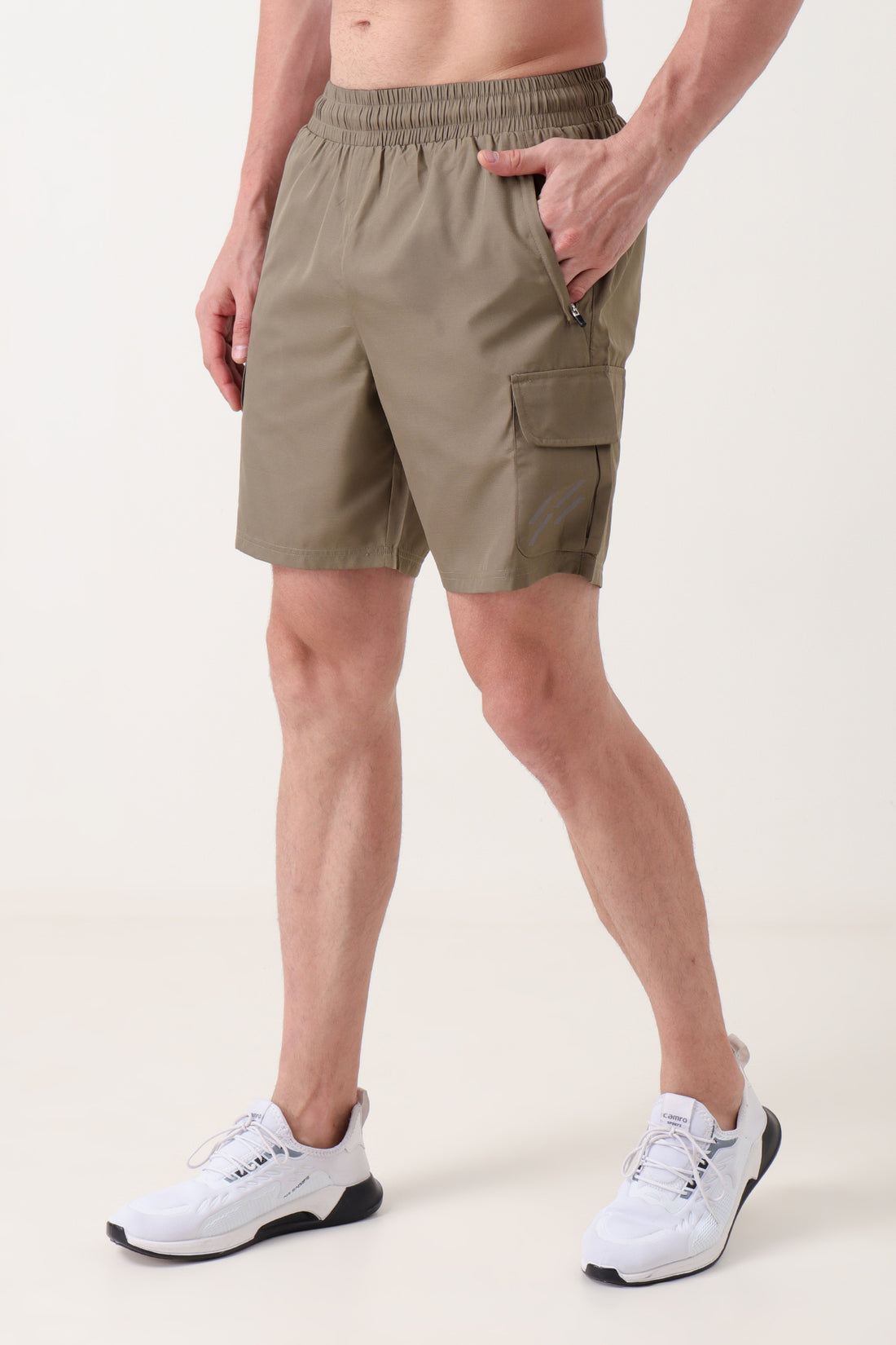 Dobby Cargo Shorts Olive