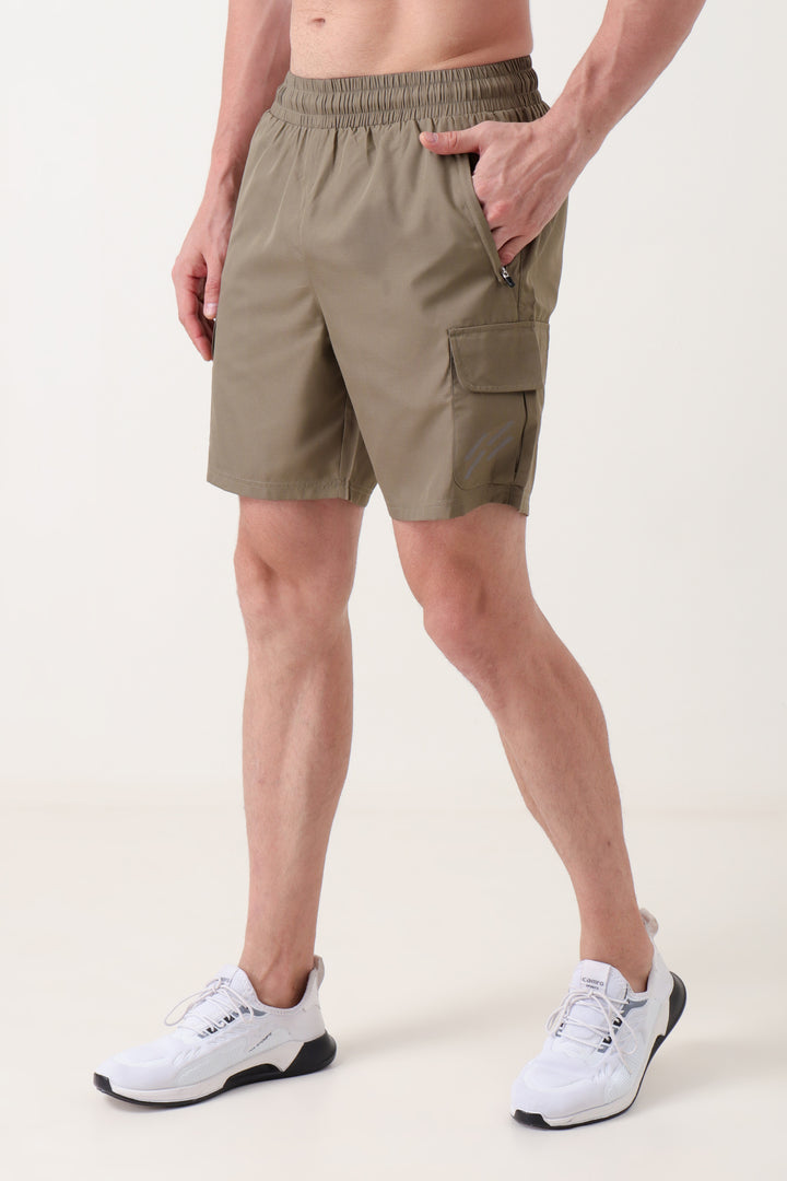 Dobby Cargo Shorts Olive