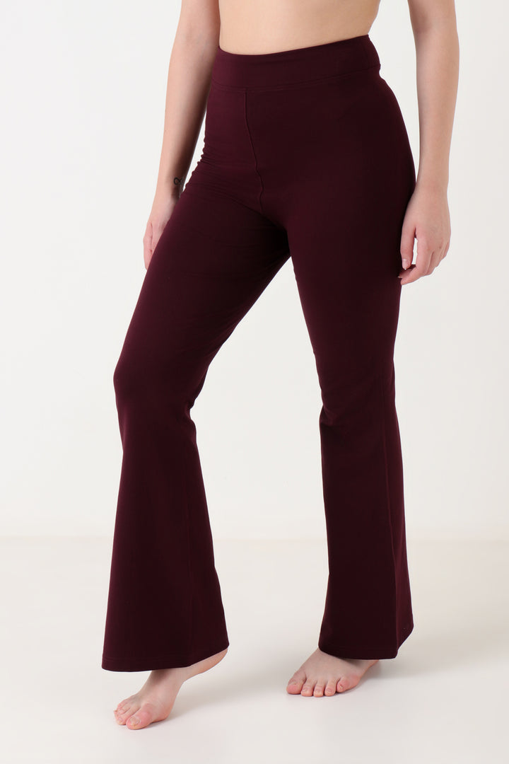 All Day Ease Flare Pant Wine