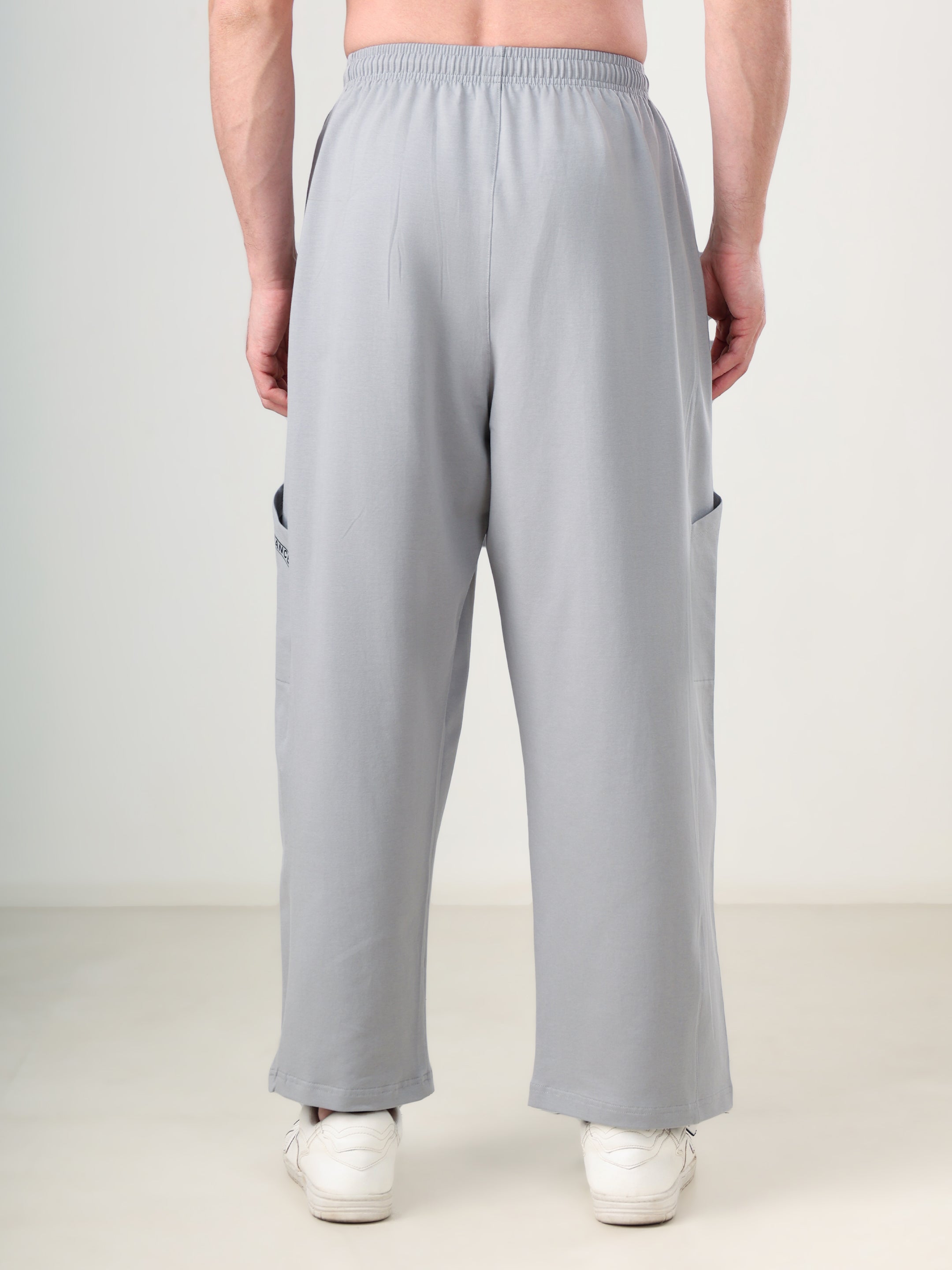 Grow Performance Wide Joggers Light Grey
