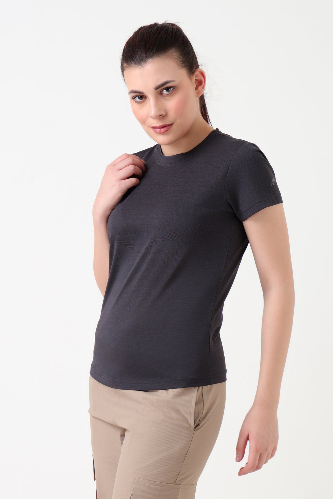 Premium Jacquard Tshirt Black