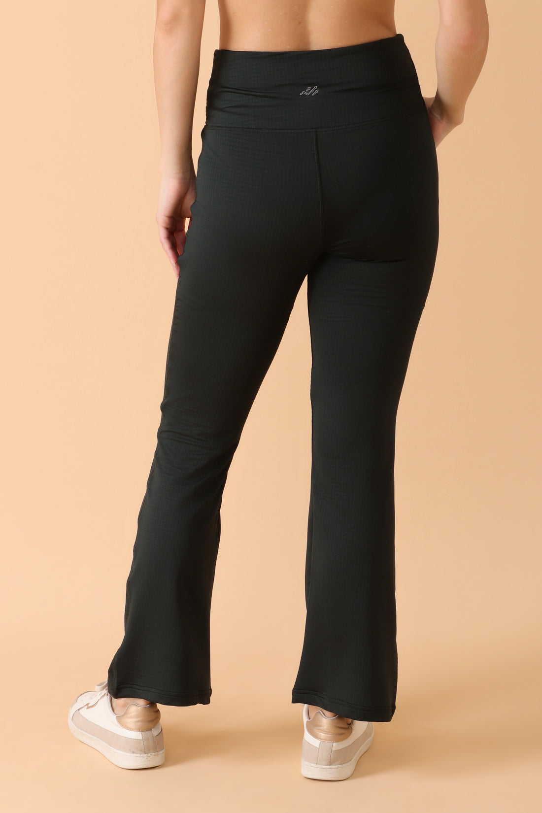 Jacquard Flare Leggings Olive