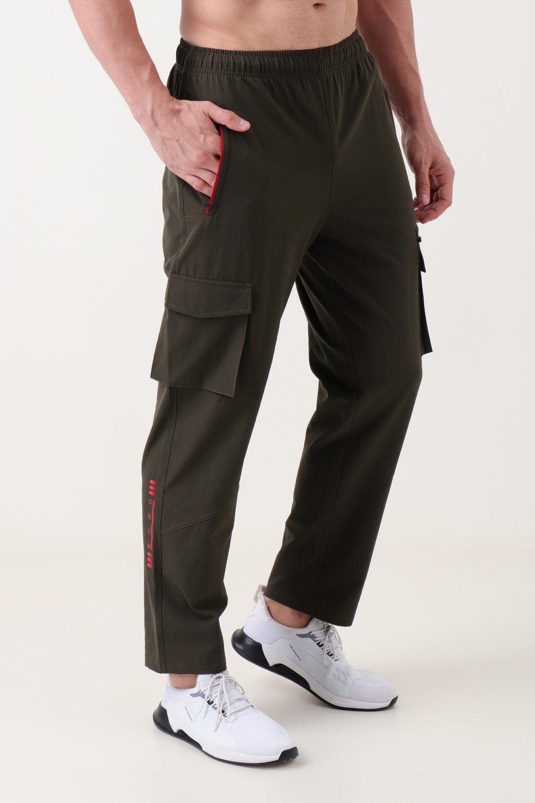 Grow Relax cargo Joggers Olive