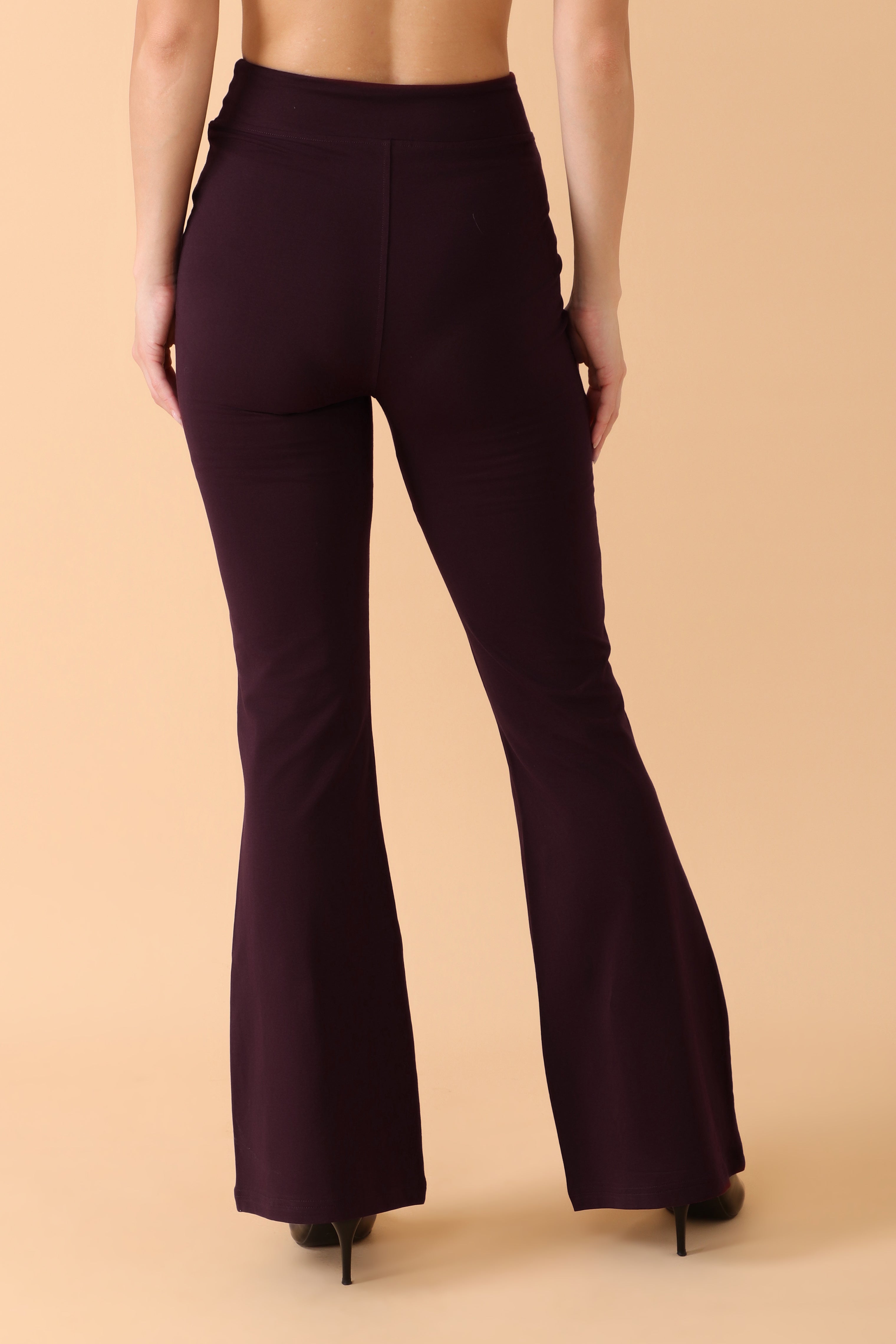 Easy Breezy Flare Pant Velvet Wine