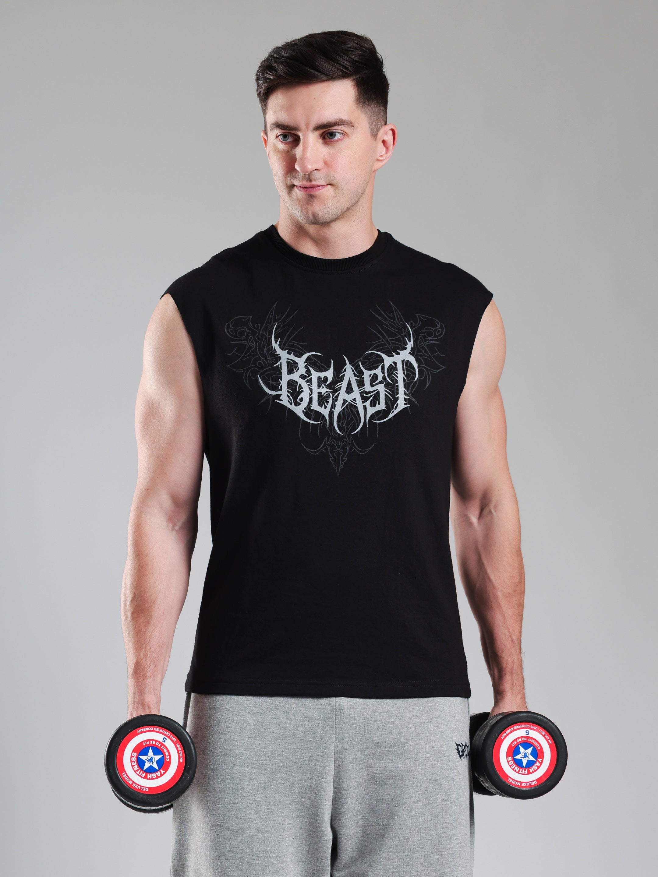 Grow Alpha Beast Capsleeves Tee Black