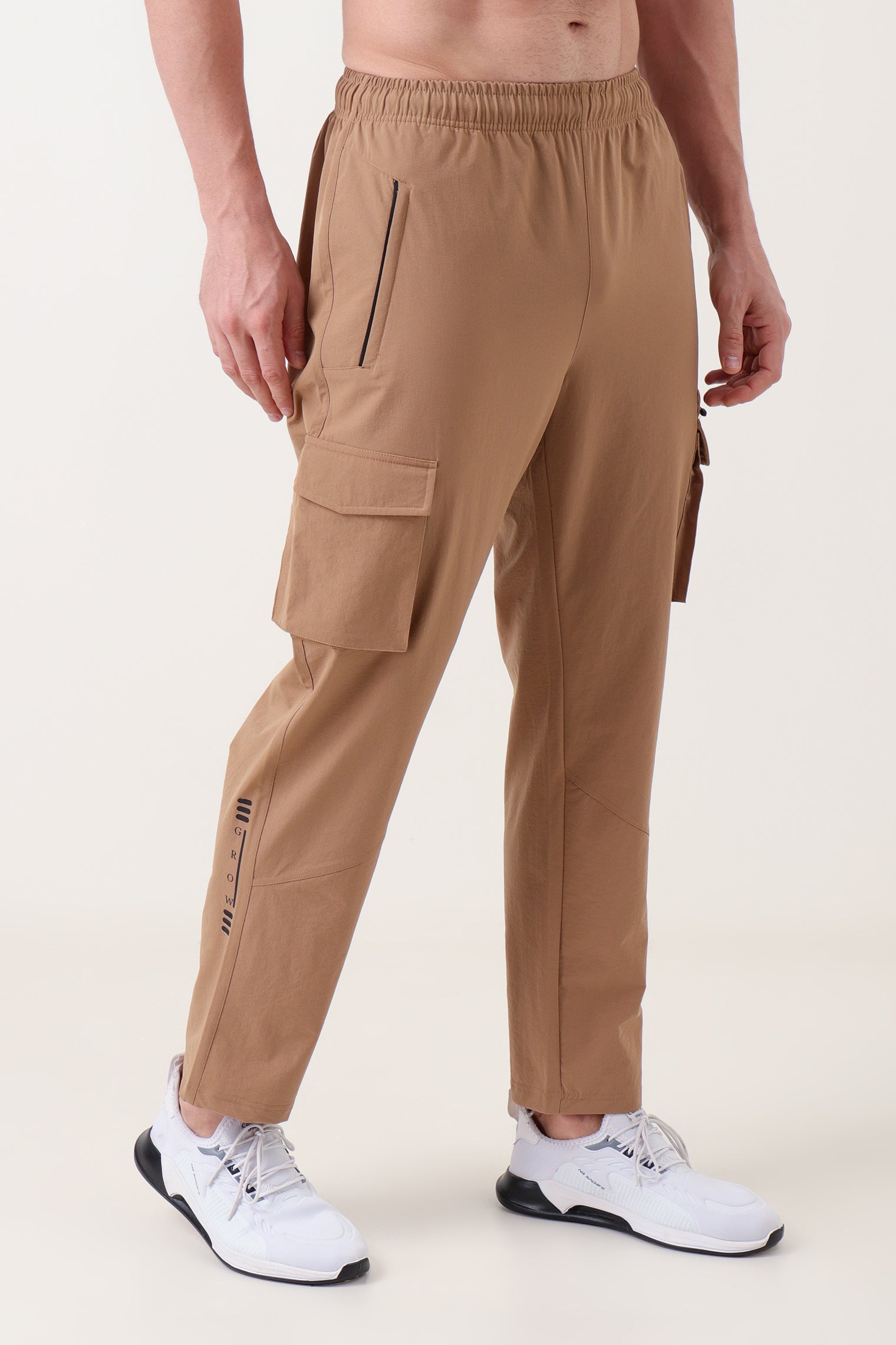 Grow Relax cargo Joggers Khaki
