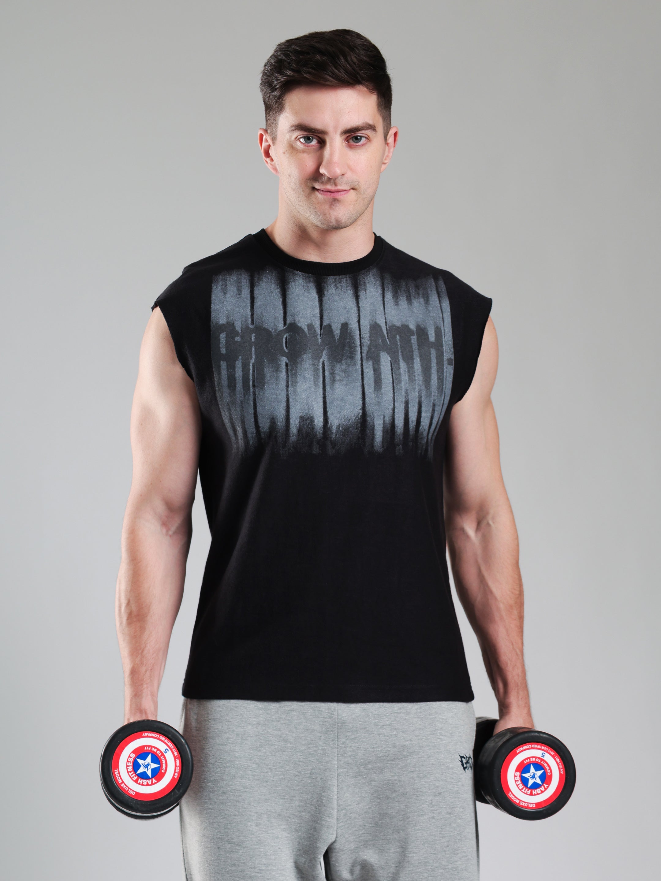 Grow ShadowDrip Capsleeves Tee Black Grey