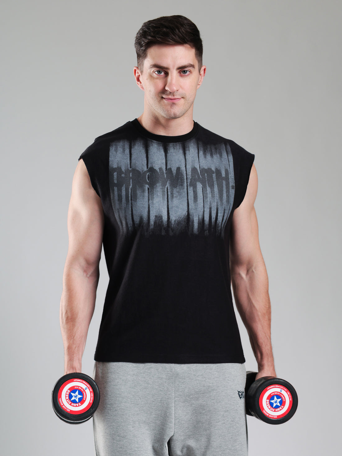 Grow ShadowDrip Capsleeves Tee Black Grey