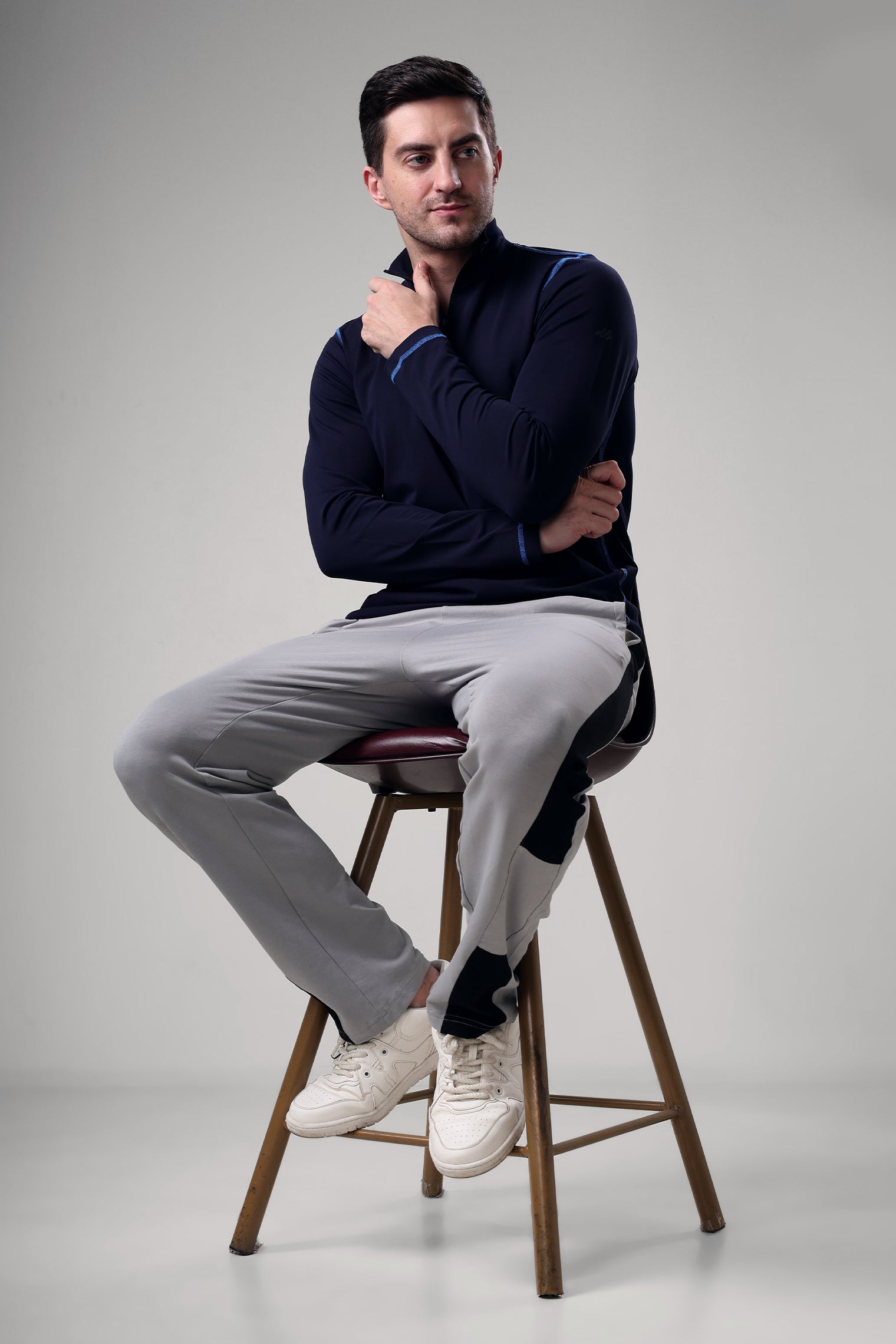 Grow 5T Quarter Zip T-shirt Navy