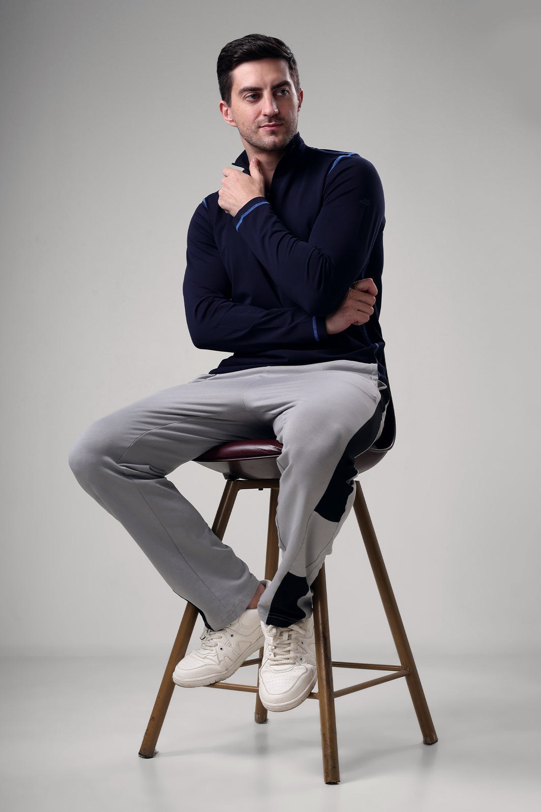 Grow 5T Quarter Zip T-shirt Navy