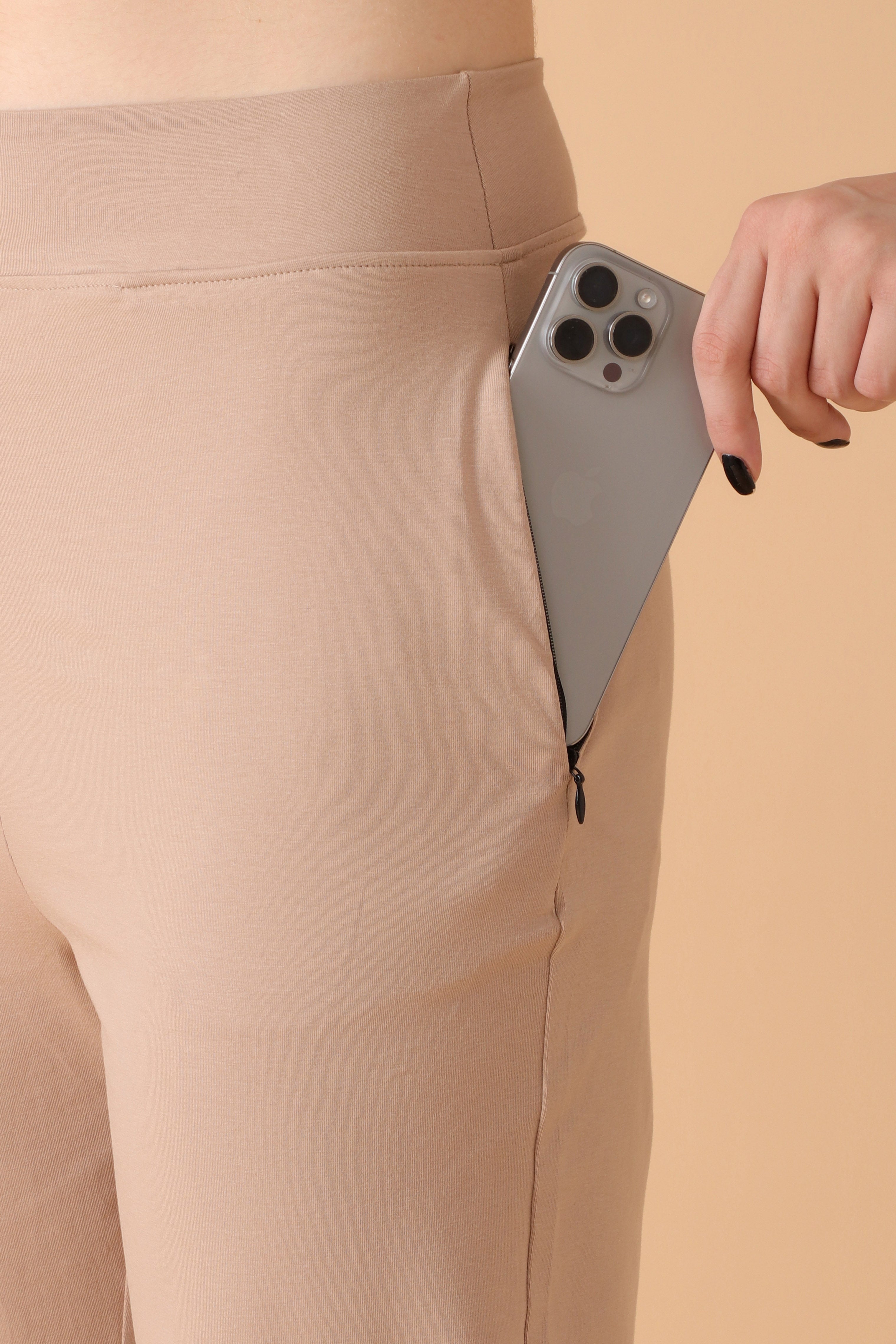 Go-With-The-Flow Pant Beige Glow