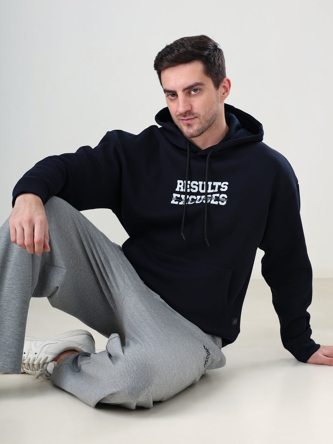 Result Oversize Hoodie Navy