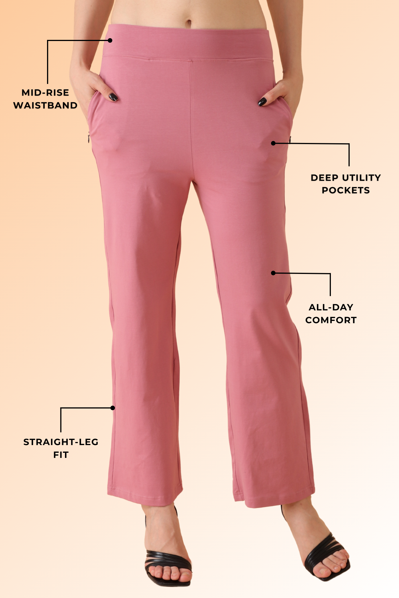 Go-With-The-Flow Pant Blush Onion