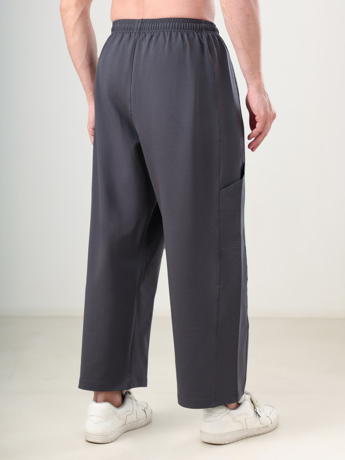 Grow Performance Wide Joggers Dark Grey