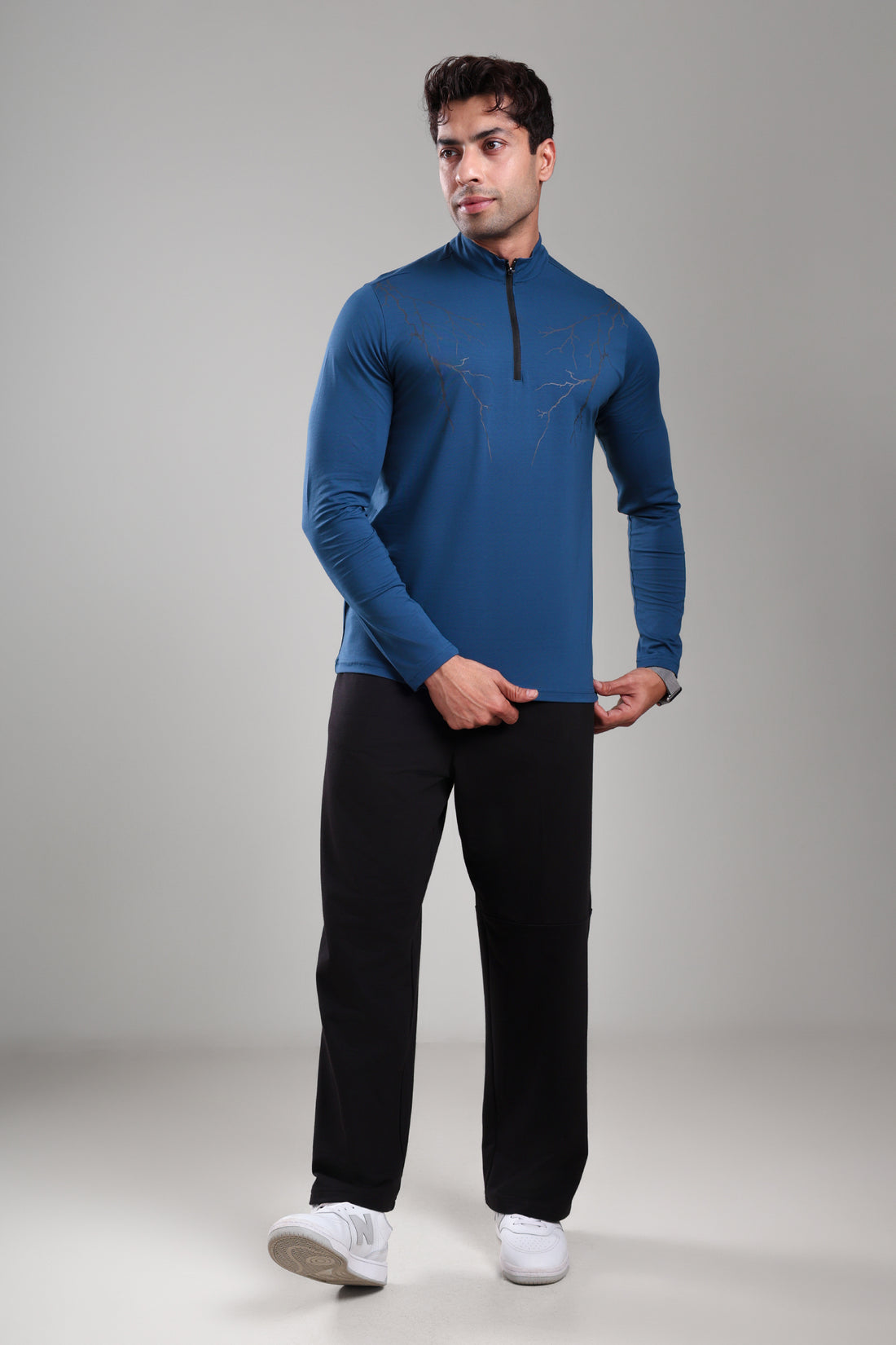 GROW ThunderFlex Zip Tshirt Airforce