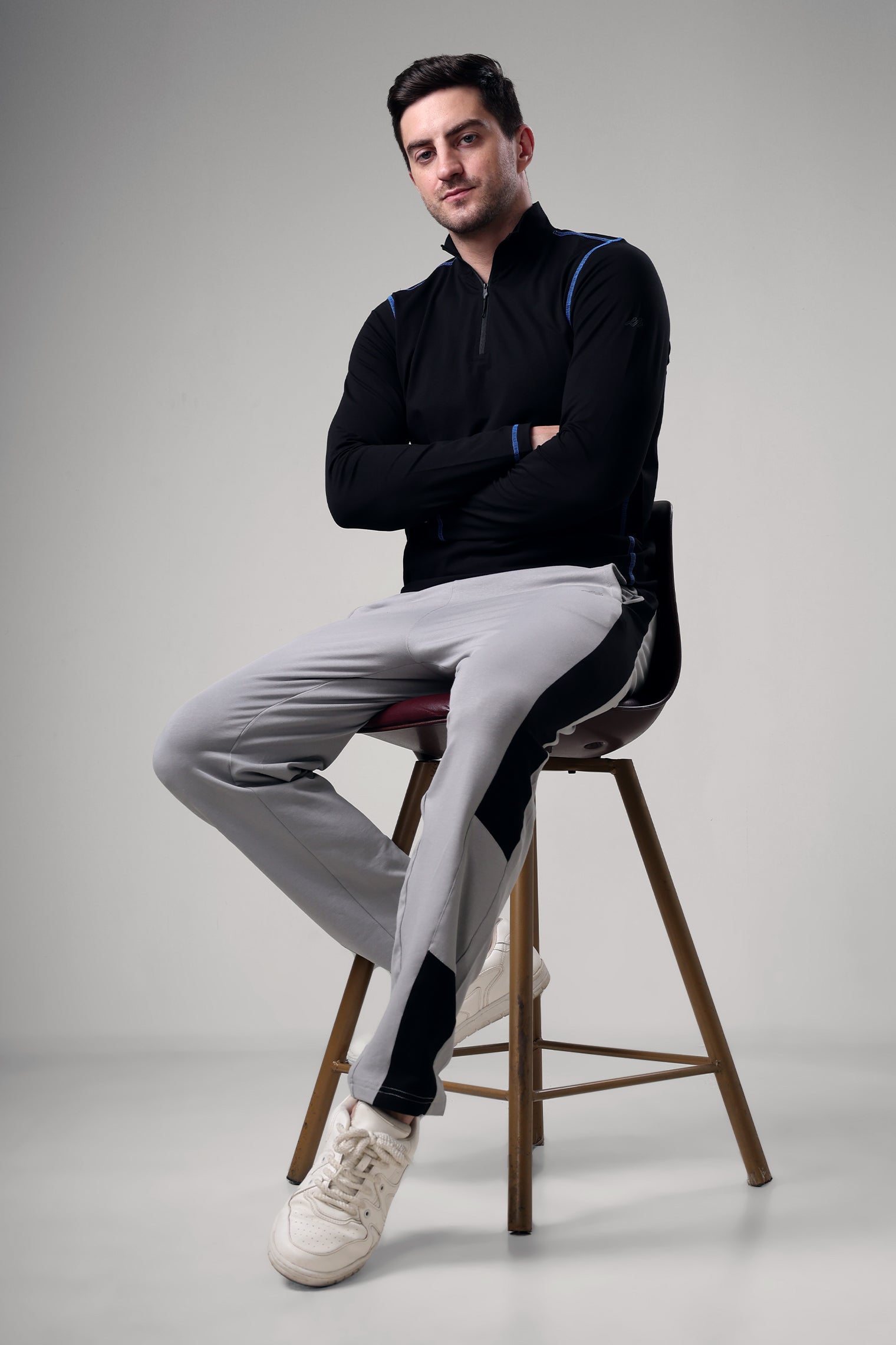 Grow 5T Quarter Zip T-shirt Black