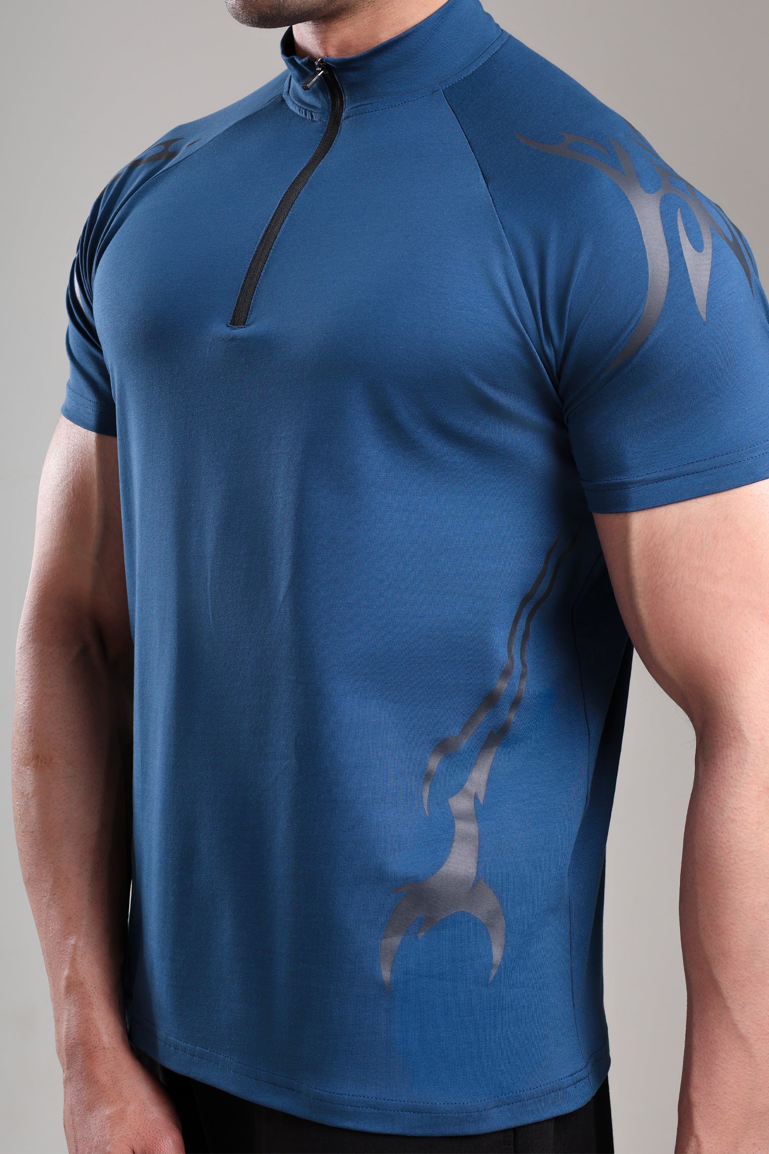 GROW ShadowTribe Zip Tshirt Airforce