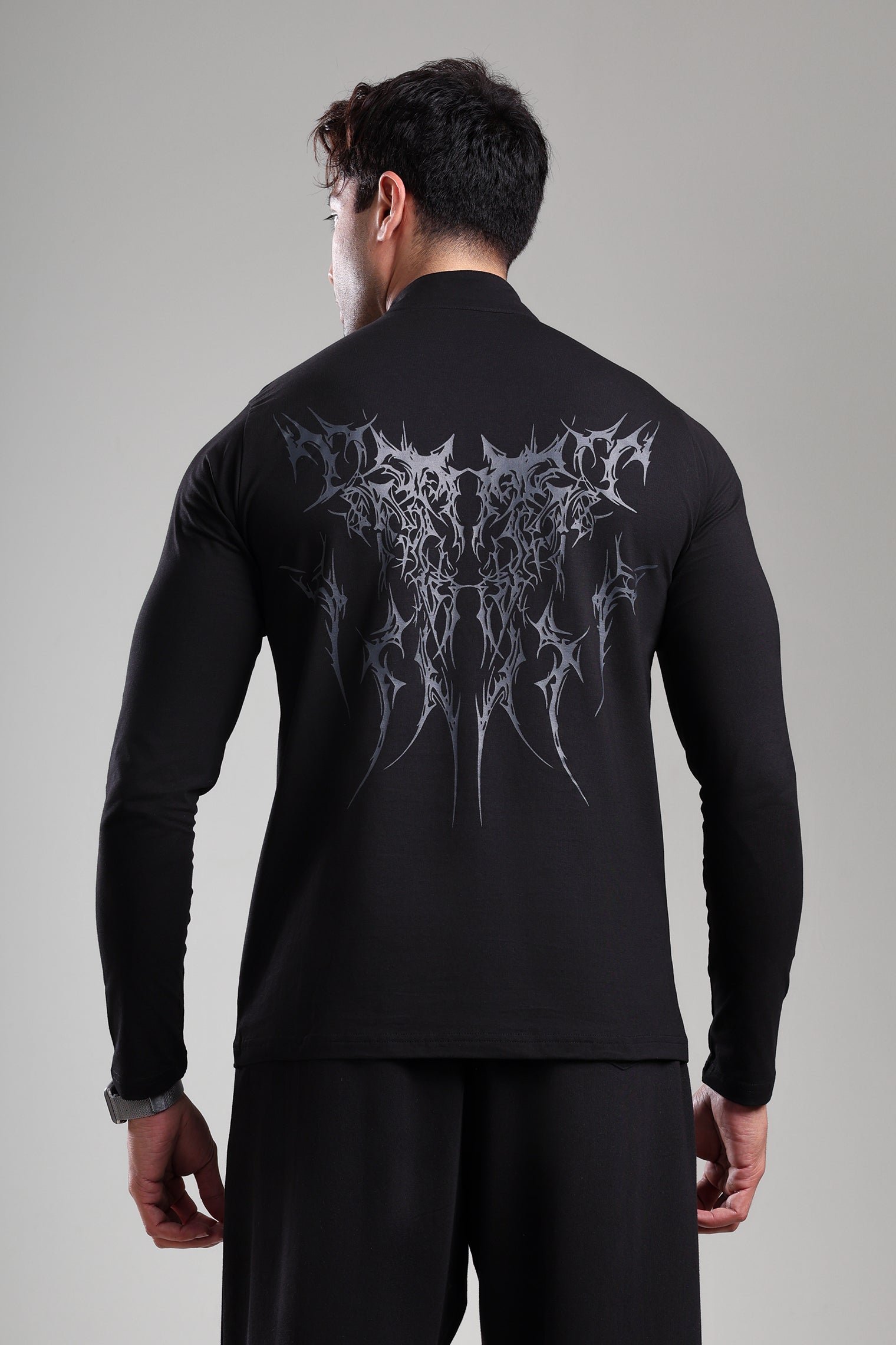 GROW ThunderFlex Zip Tshirt Black