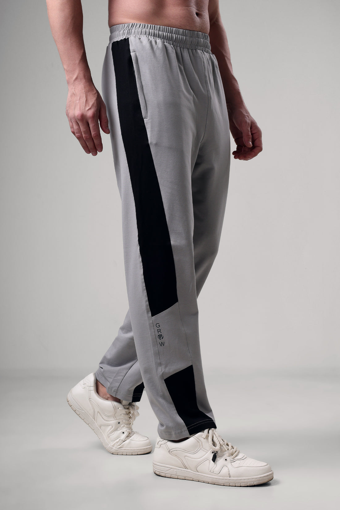 Grow Knitted Terry joggers Grey