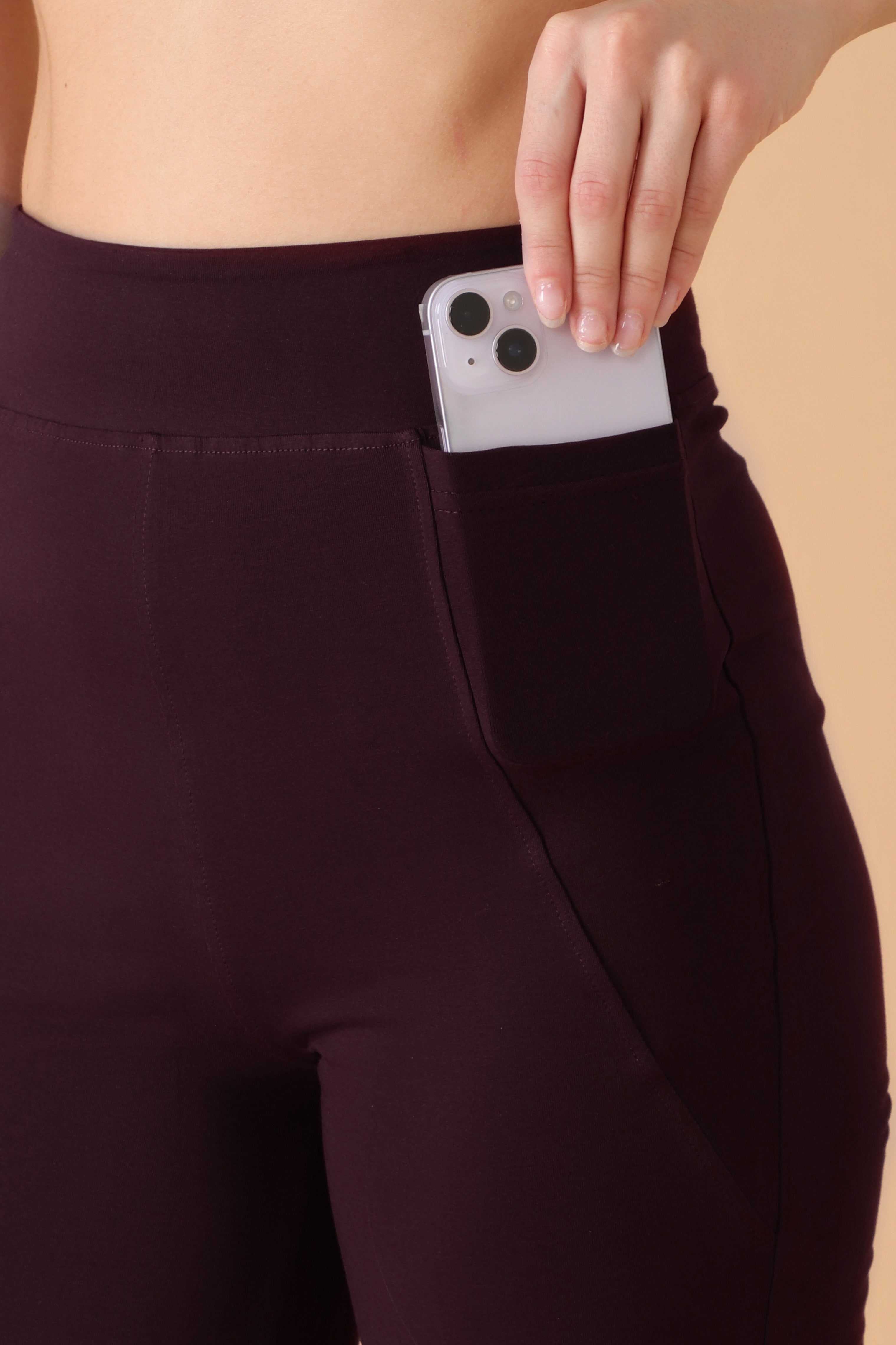 Easy Breezy Flare Pant Velvet Wine