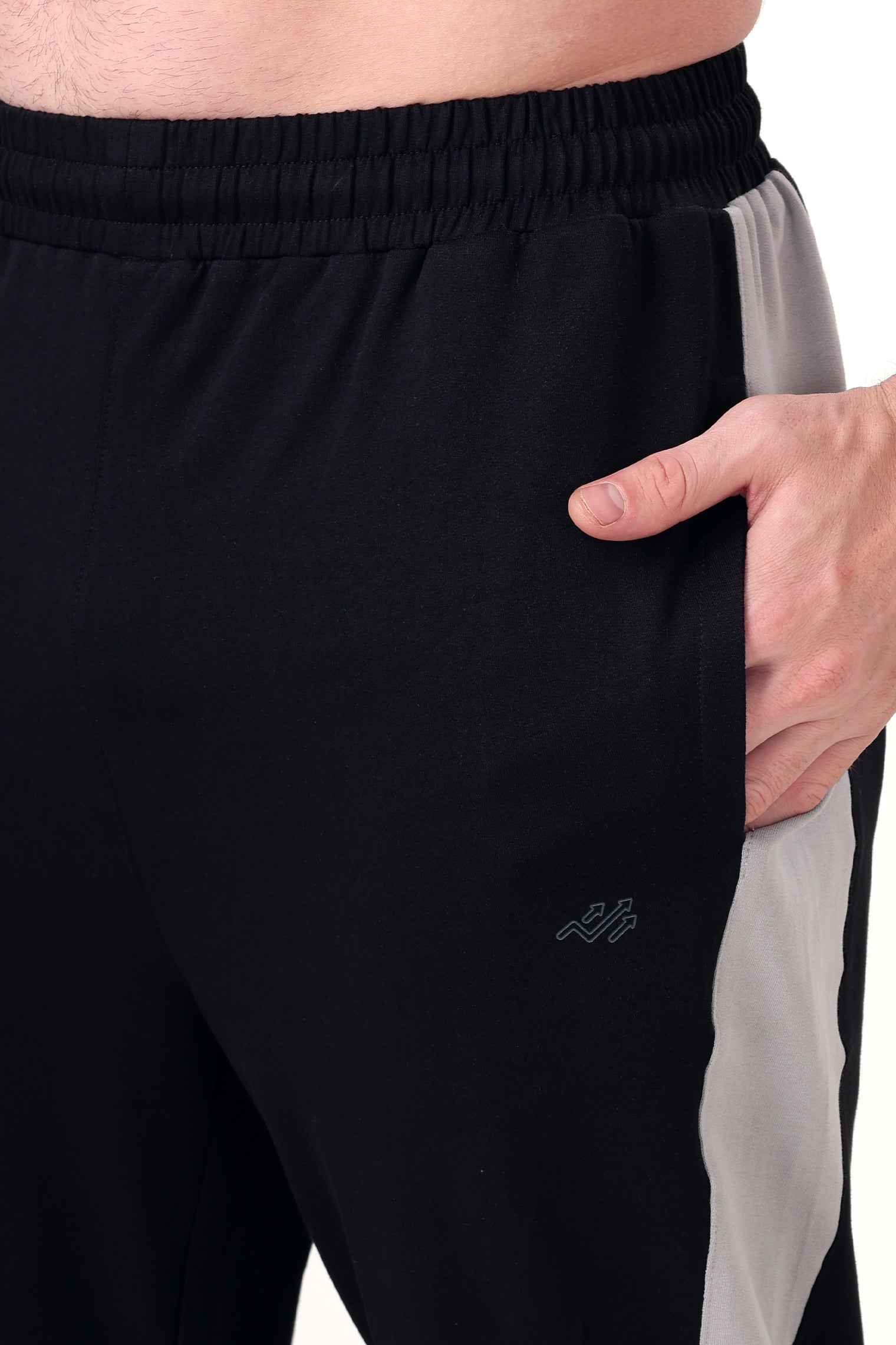 Grow Knitted Terry joggers Black