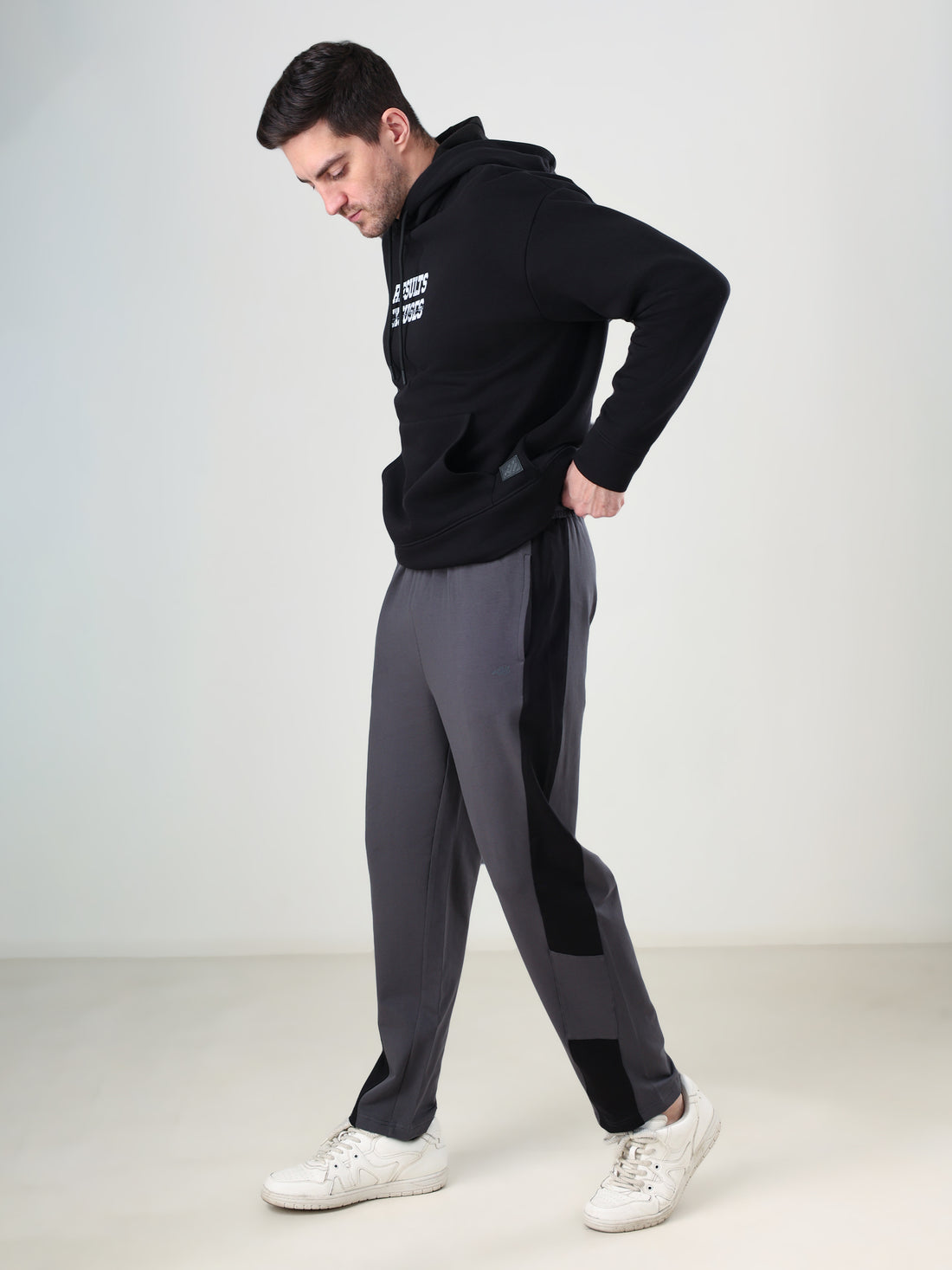 Grow Knitted Terry joggers Dark Grey