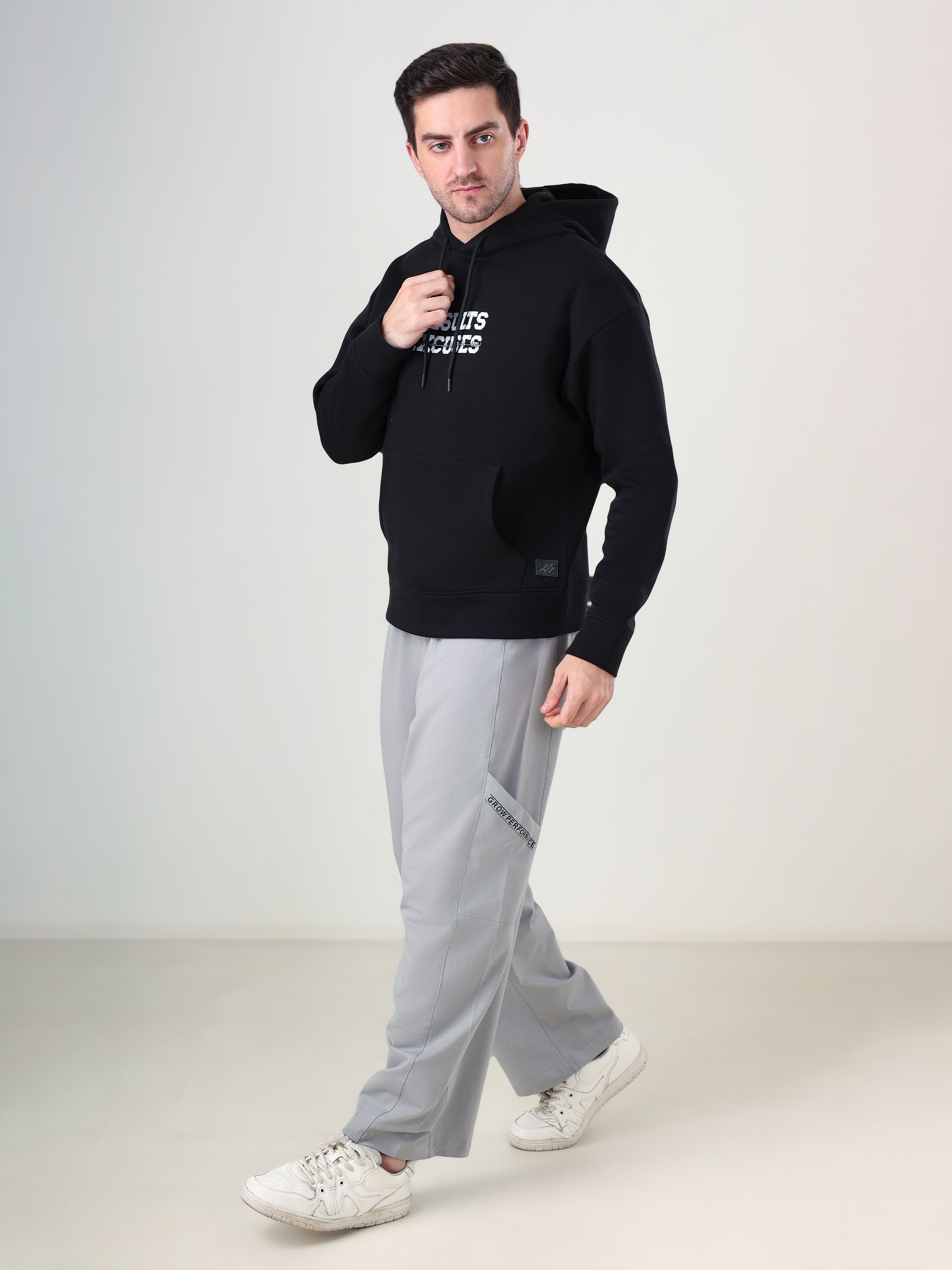 Grow Performance Wide Joggers Light Grey