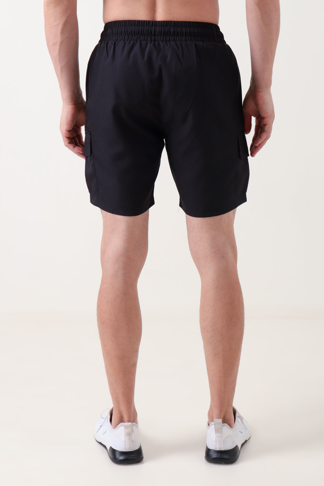 Dobby Cargo Shorts Black