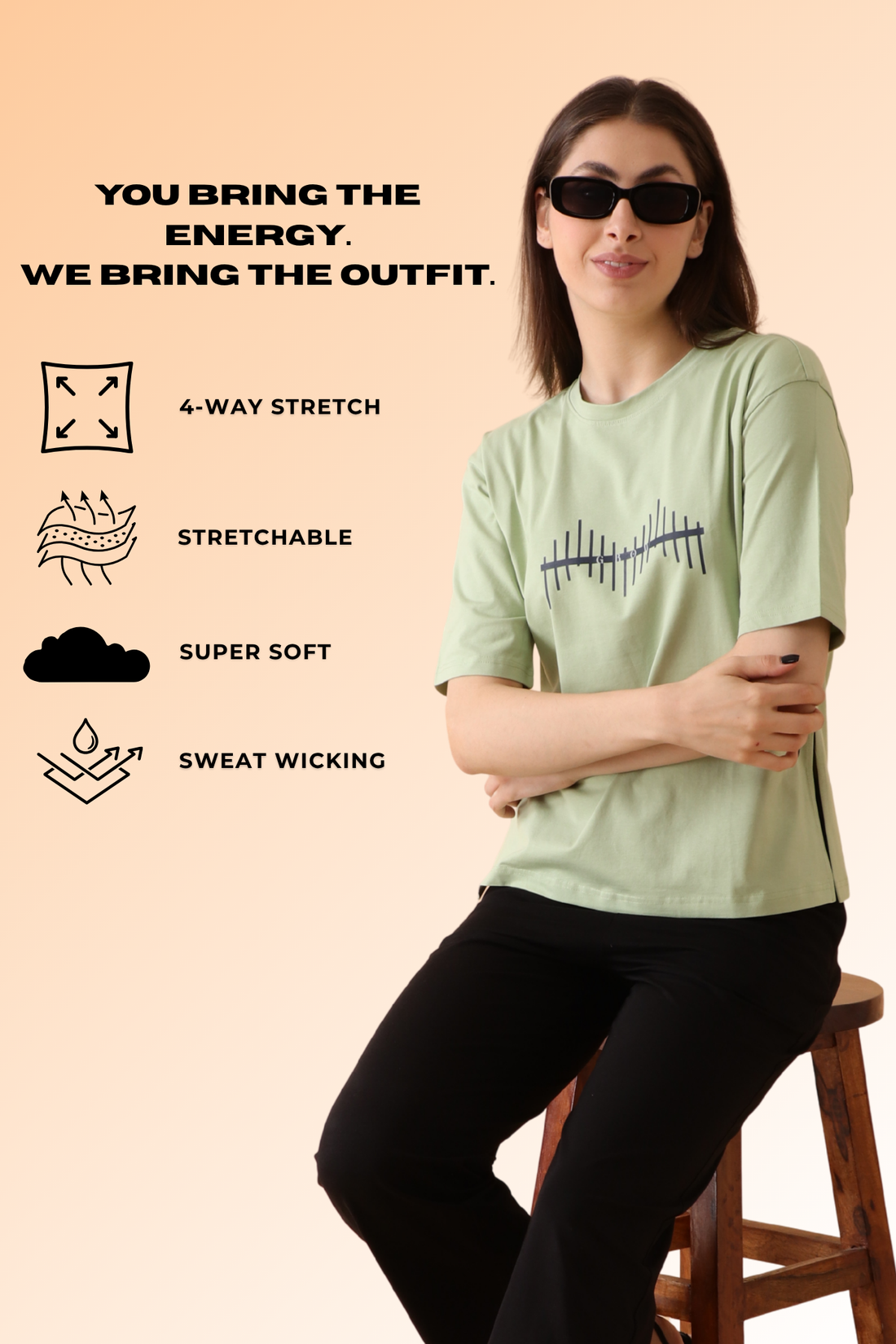 Slit & Chill Tee – Matcha